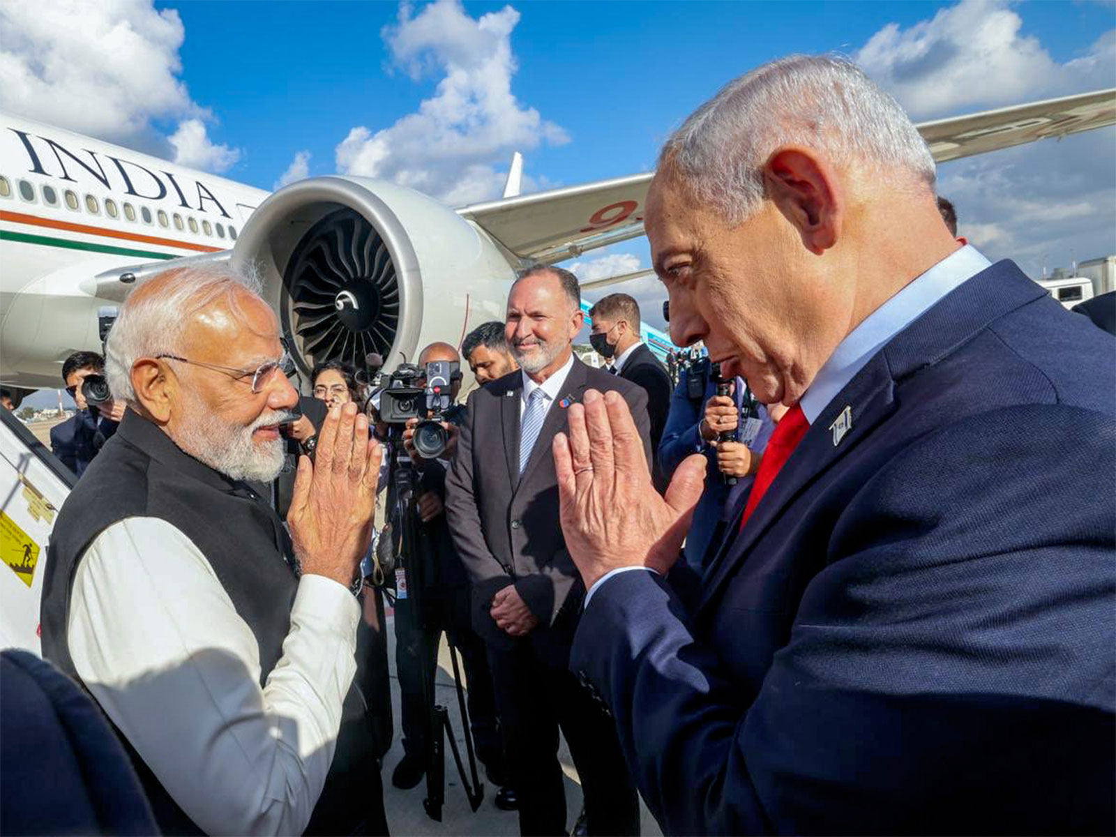 Prime Minister Narendra Modi and Israeli Prime Minister Benjamin Netanyahu (File Photo/ANI)