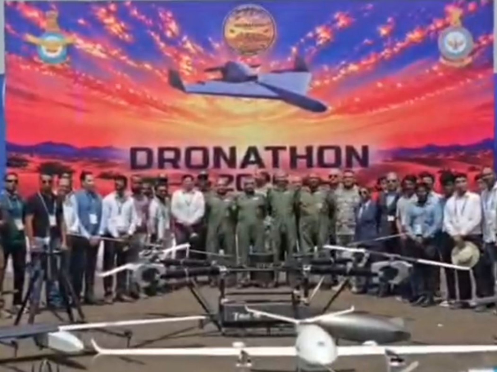 The Indian Air Force organises its first ‘Dronathon-2026’ (Photo/ANI)