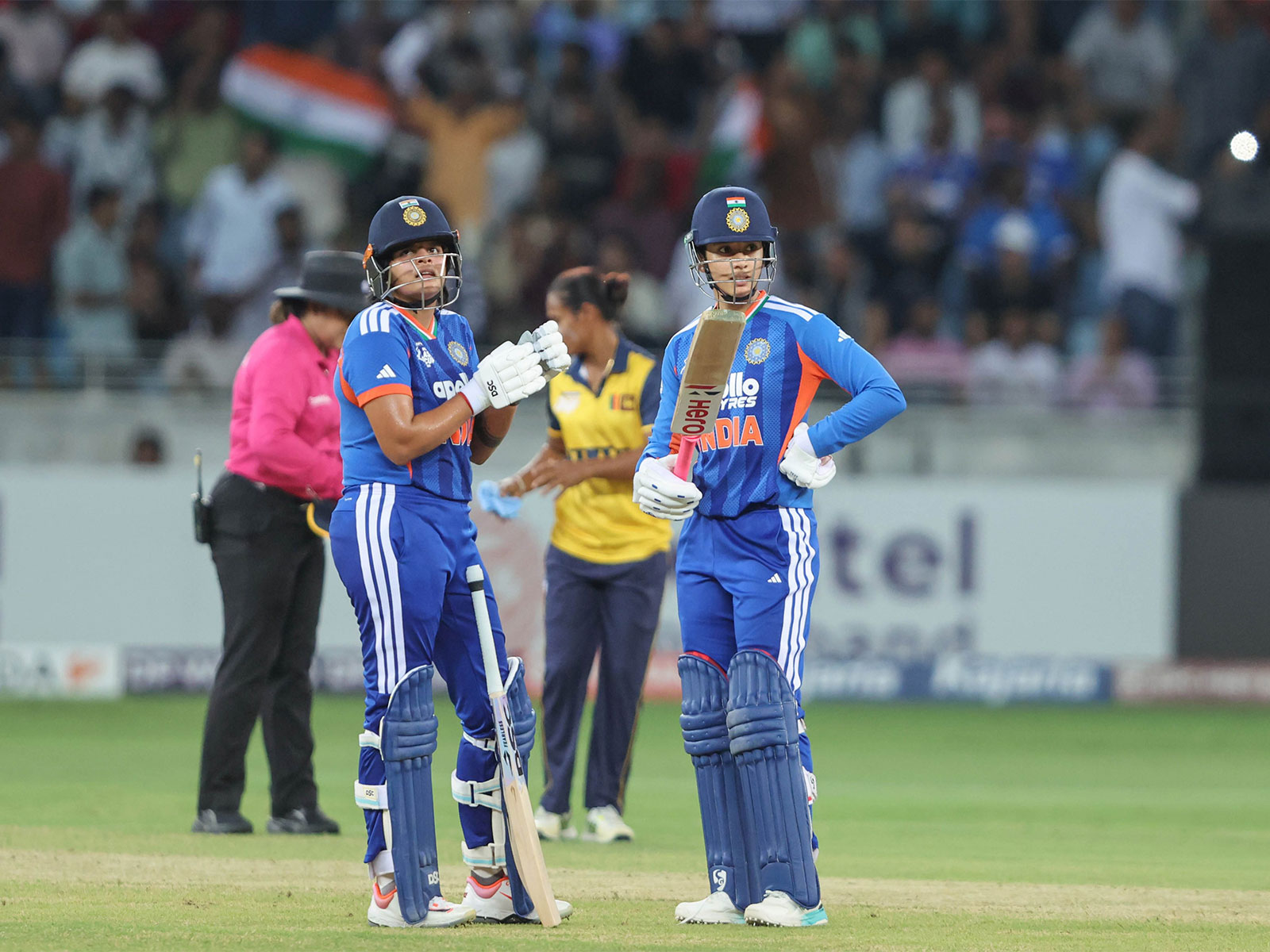 Smriti Mandhana and Shafali Verma. (Photo: @BCCIWomen X)