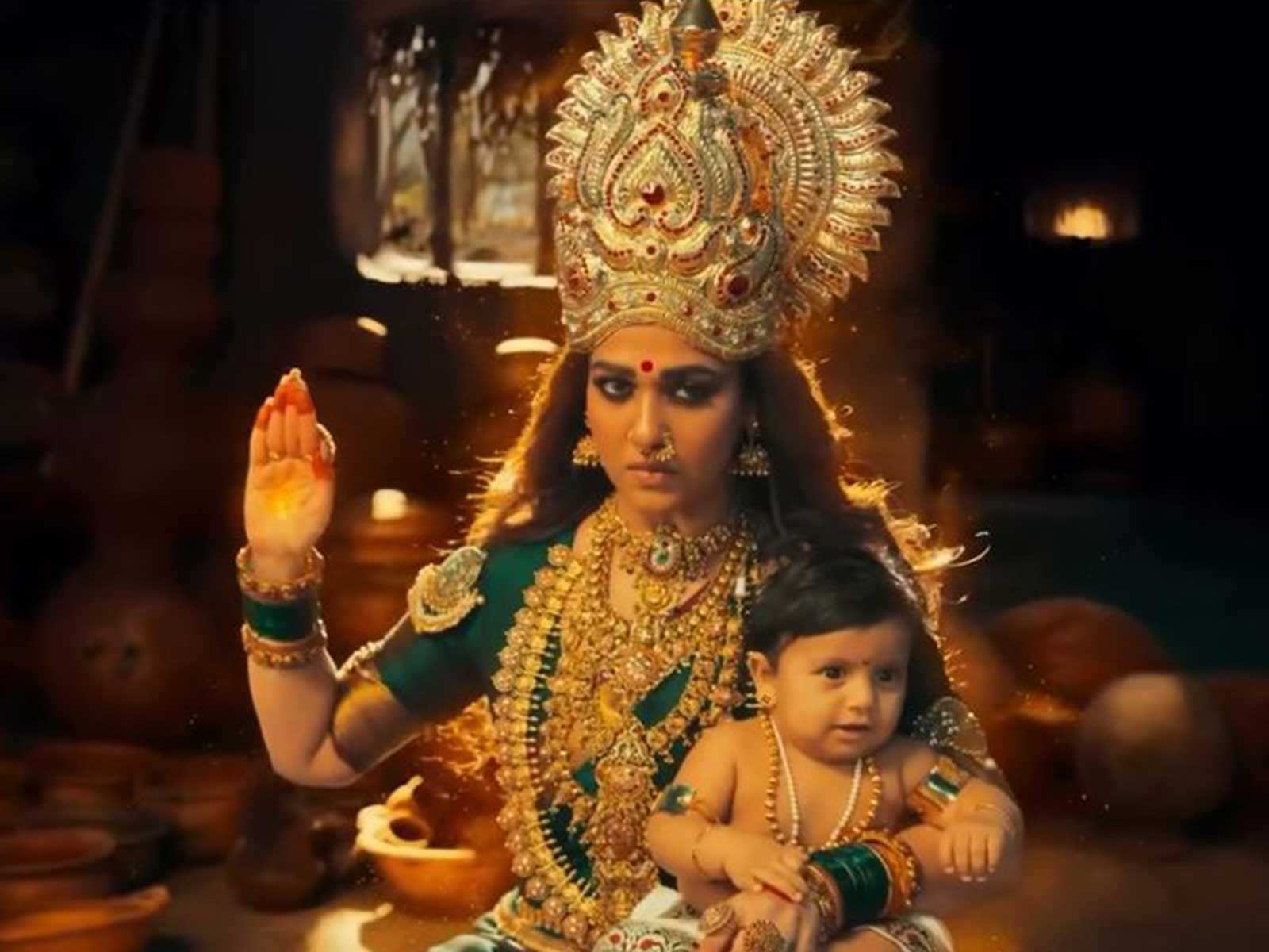 Nayanthara as Mookuthi Amman (Photo/Instagram@nayanthara)