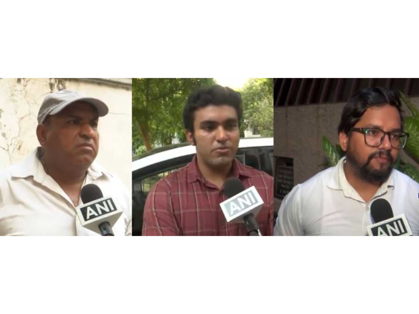 Victim Sia's father, brother and Advocate Abhishek Chauhan (Photo/ANI)
