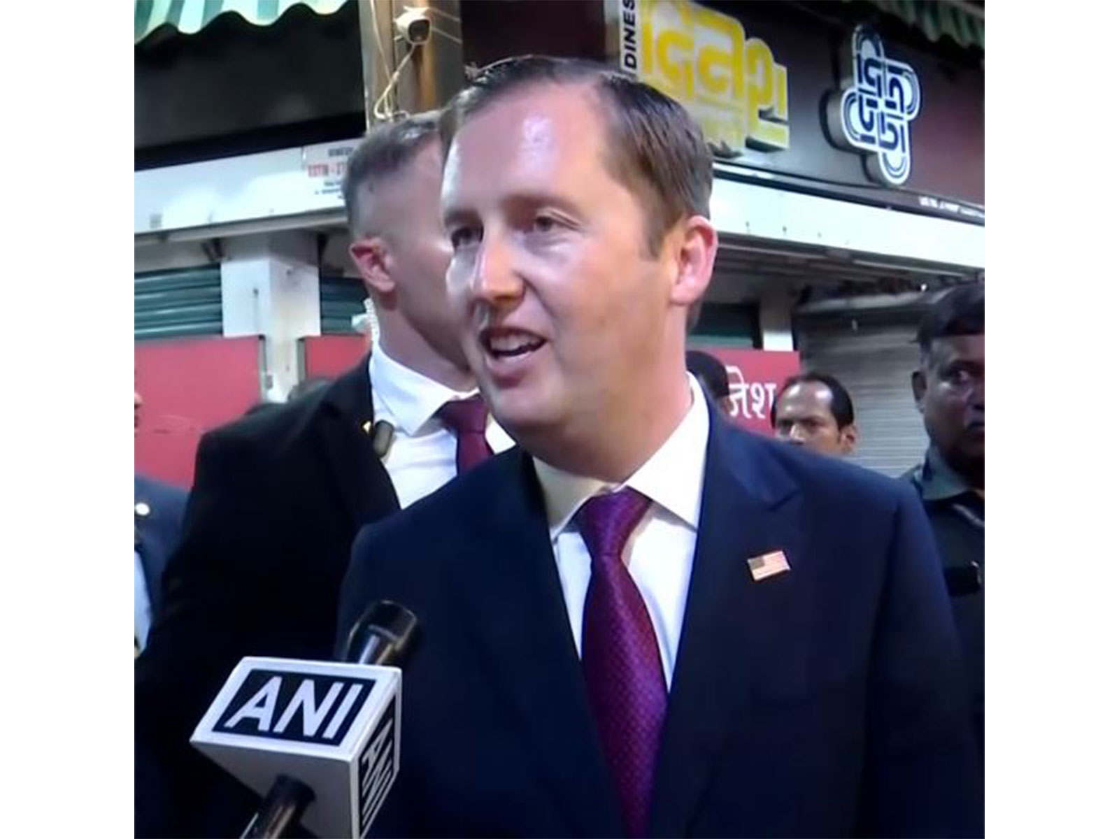 US Ambassador Sergio Gor offered prayers at Lalbaugcha Raja Pandal in Mumbai on Ganesh Chaturthi (Photo/ANI)