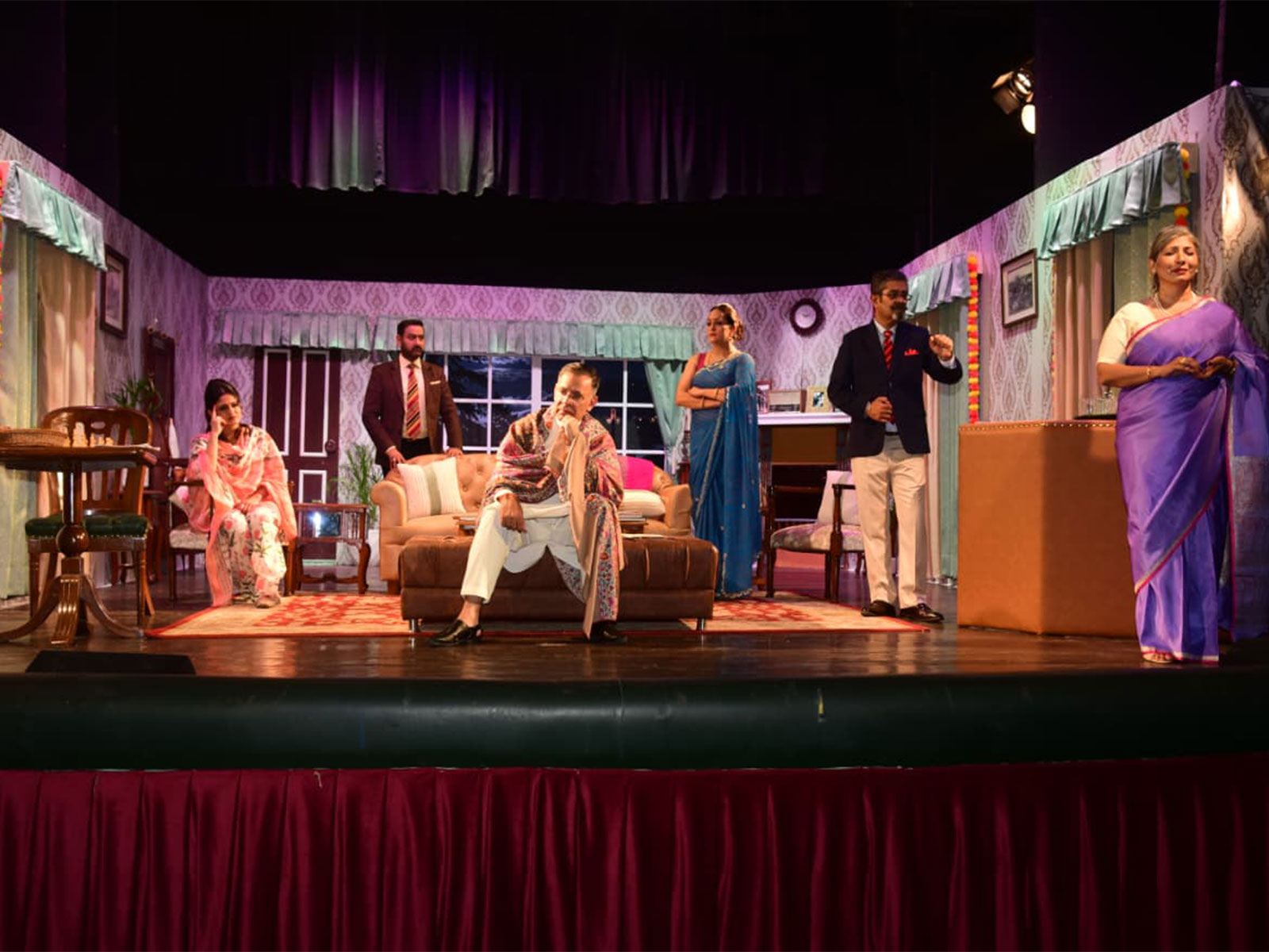 Visual of Simla Amateur Dramatic Club stage performance (Photo/ANI)