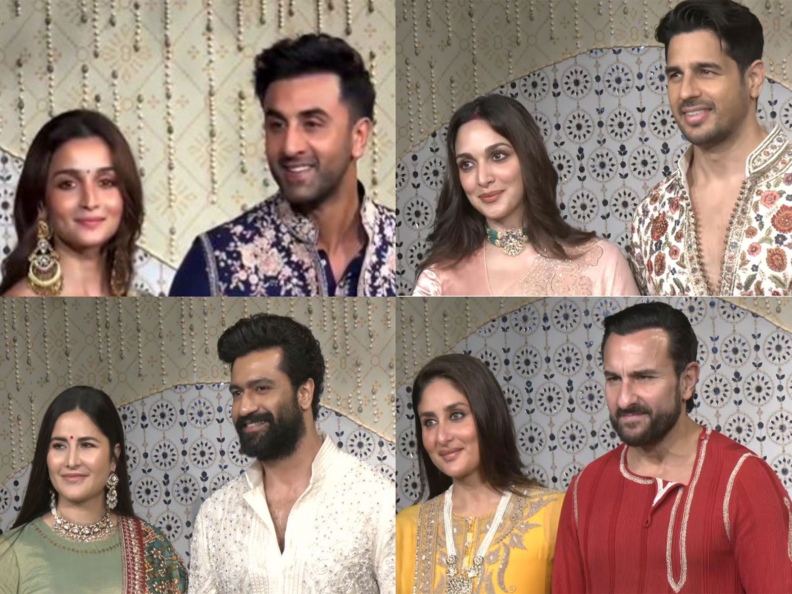 Bollywood stars attend Ambanis' Ganesh Chaturthi celebrations (Photo/ANI)