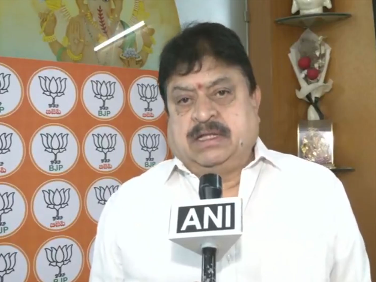 Telangana Bharatiya Janata Party President Ramchander Rao (Photo/ANI)