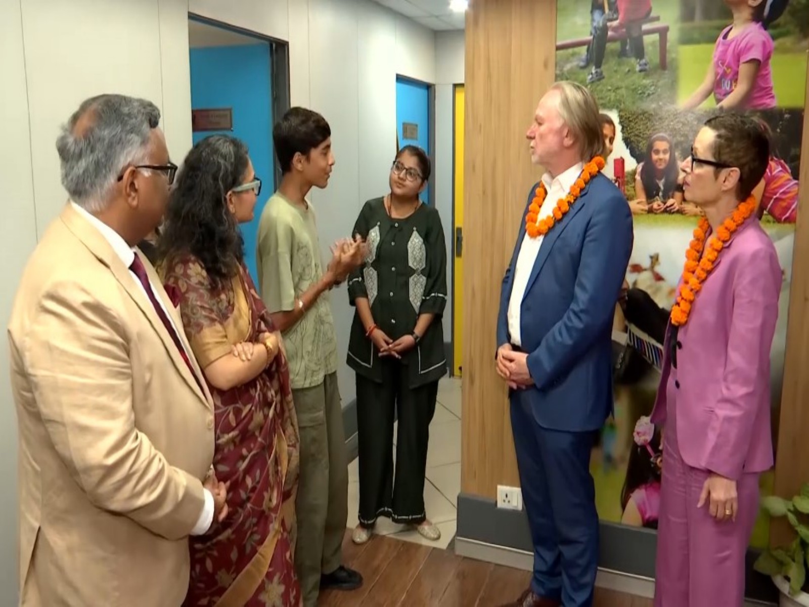 Australian High Commissioner to India Philip Green visits I Can Hear Foundation’s SpHear Clinic in New Delhi (Photo/ANI)