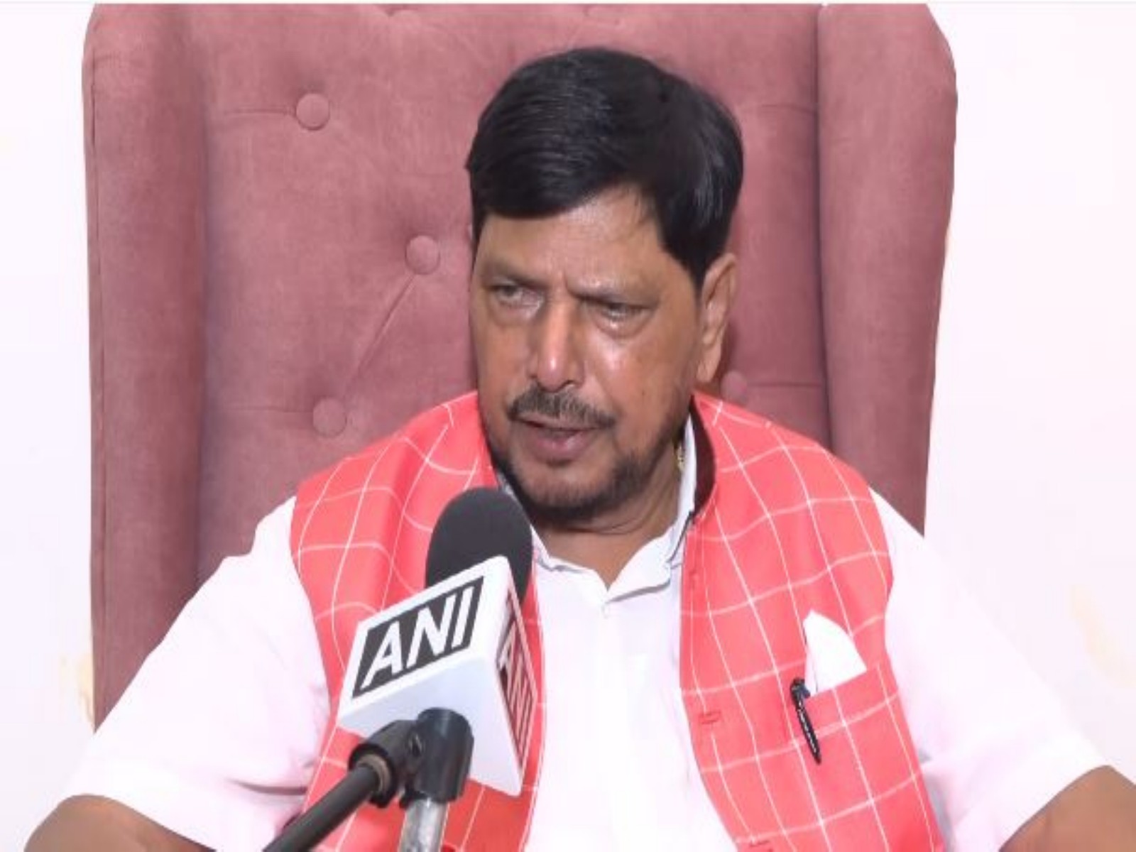 Union Minister of State for Social Justice and Empowerment Ramdas Athawale (Photo/ANI)