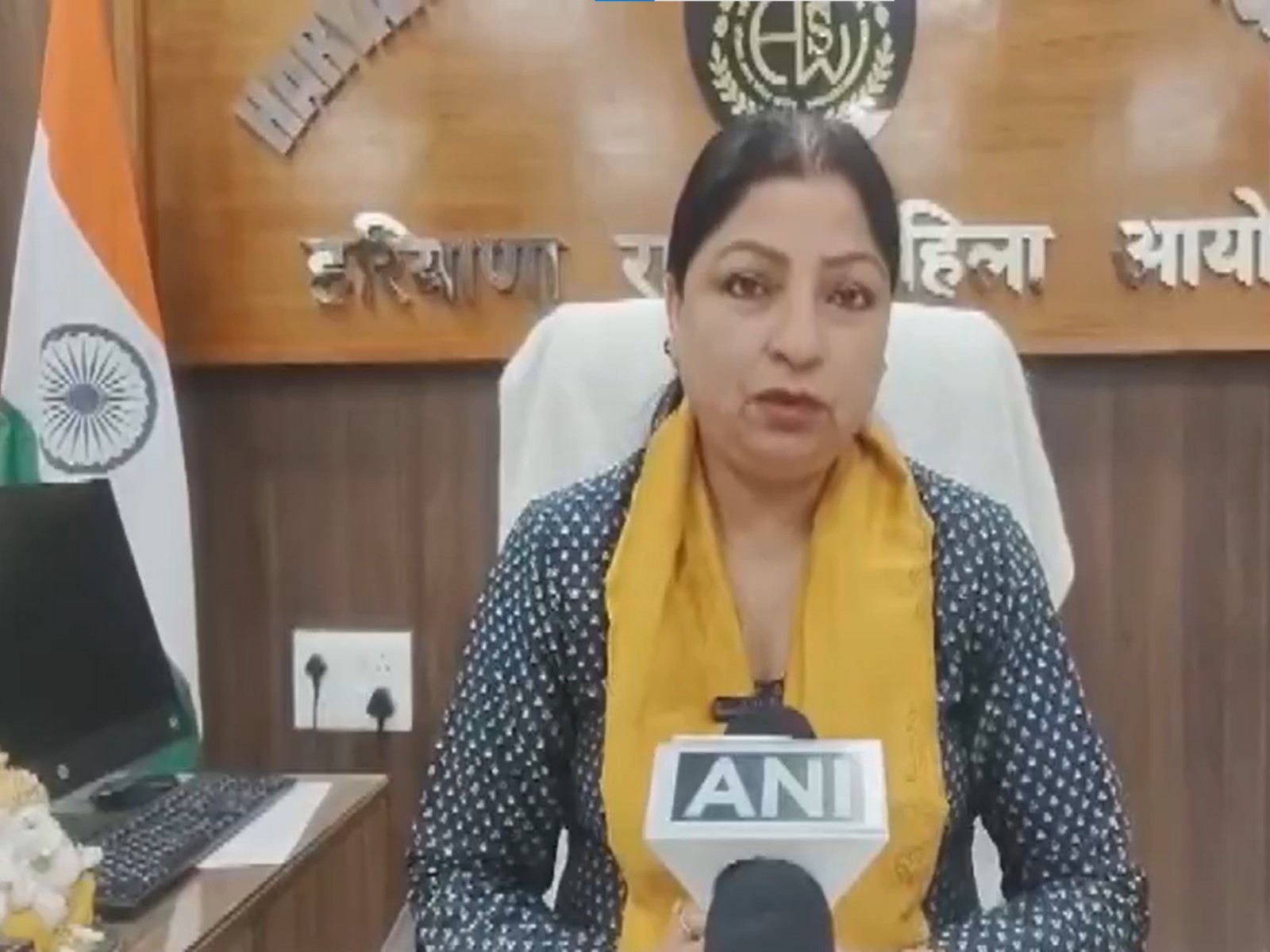 Haryana State Women Commission Chairperson Usha Priyadarshini (Photo/ANI)