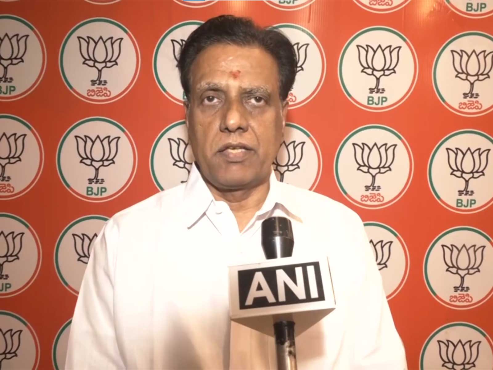 Telangana BJP Chief Spokesperson NV Subash (Photo/ANI)