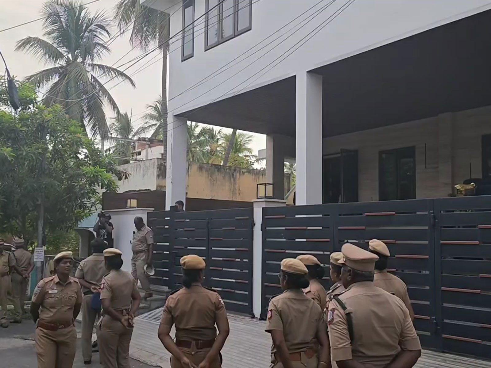 Chennai Police coducted search at Former Tamil Nadu School Education Minister Anbil Mahesh Poyyamozhi’s Residence in Tiruchirappalli (Photo/Police)