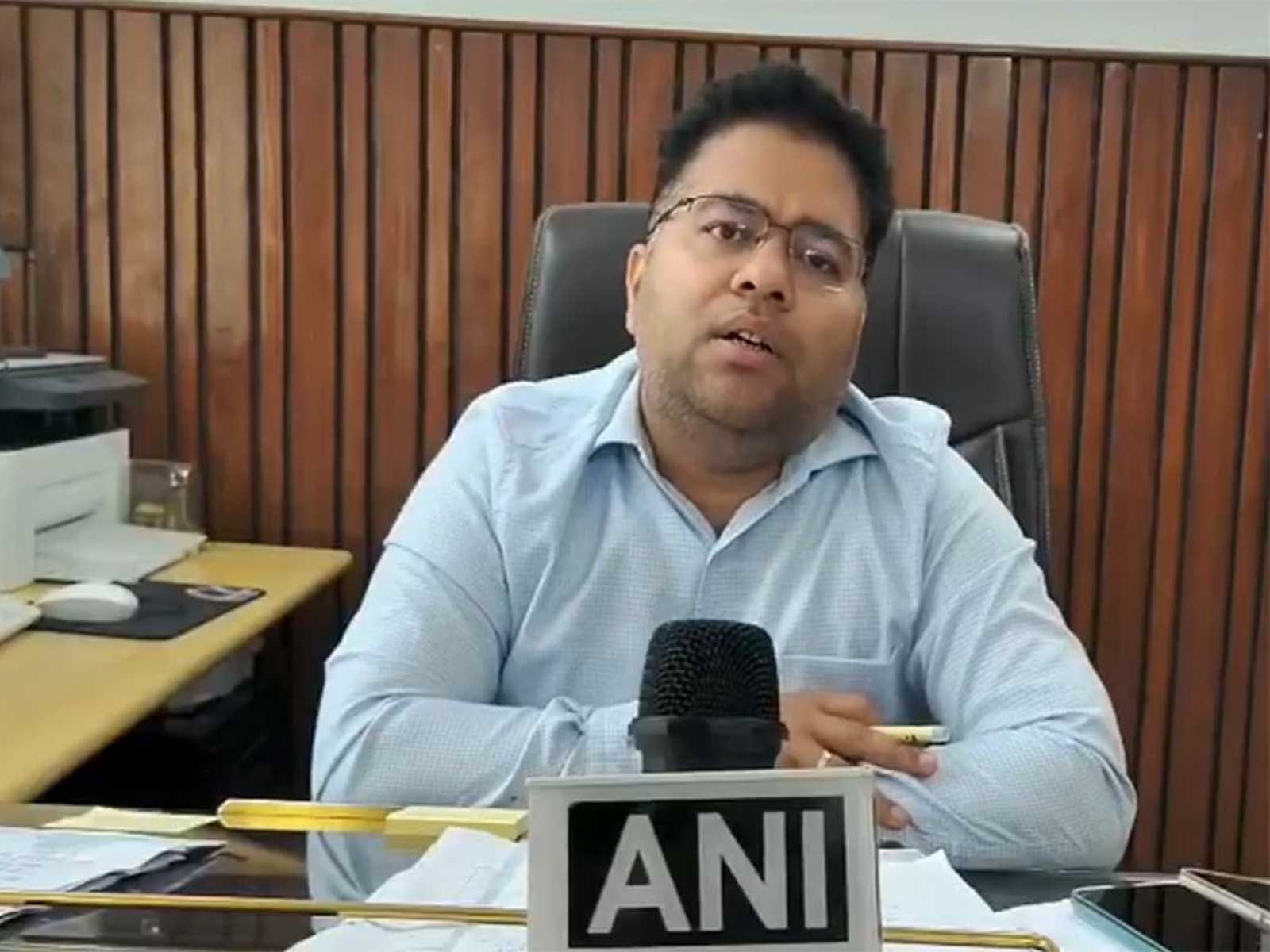 Rudraprayag District Magistrate Vishal Mishra (Photo/ANI)