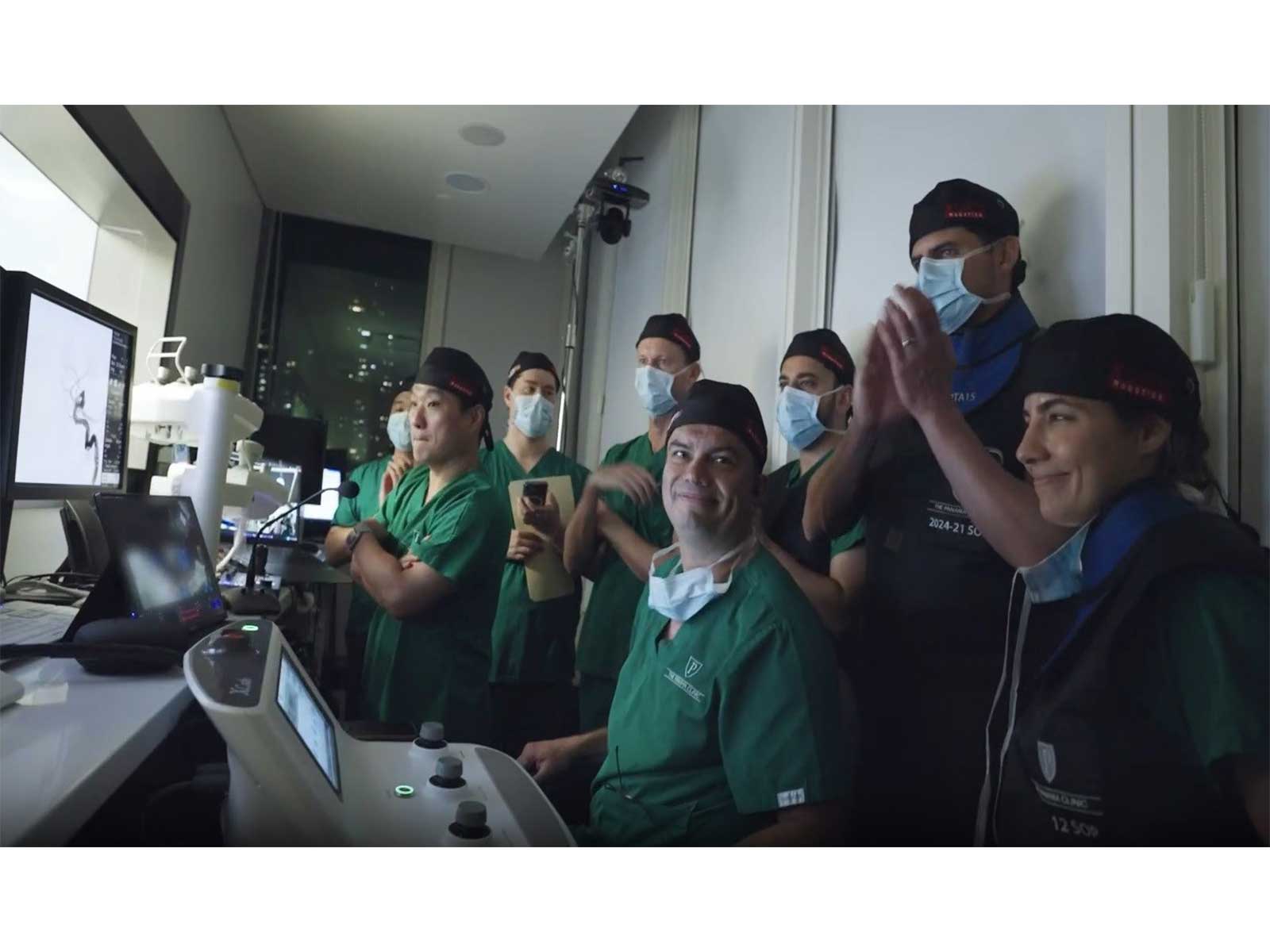 Dr Vitor Mendes Pereira and team