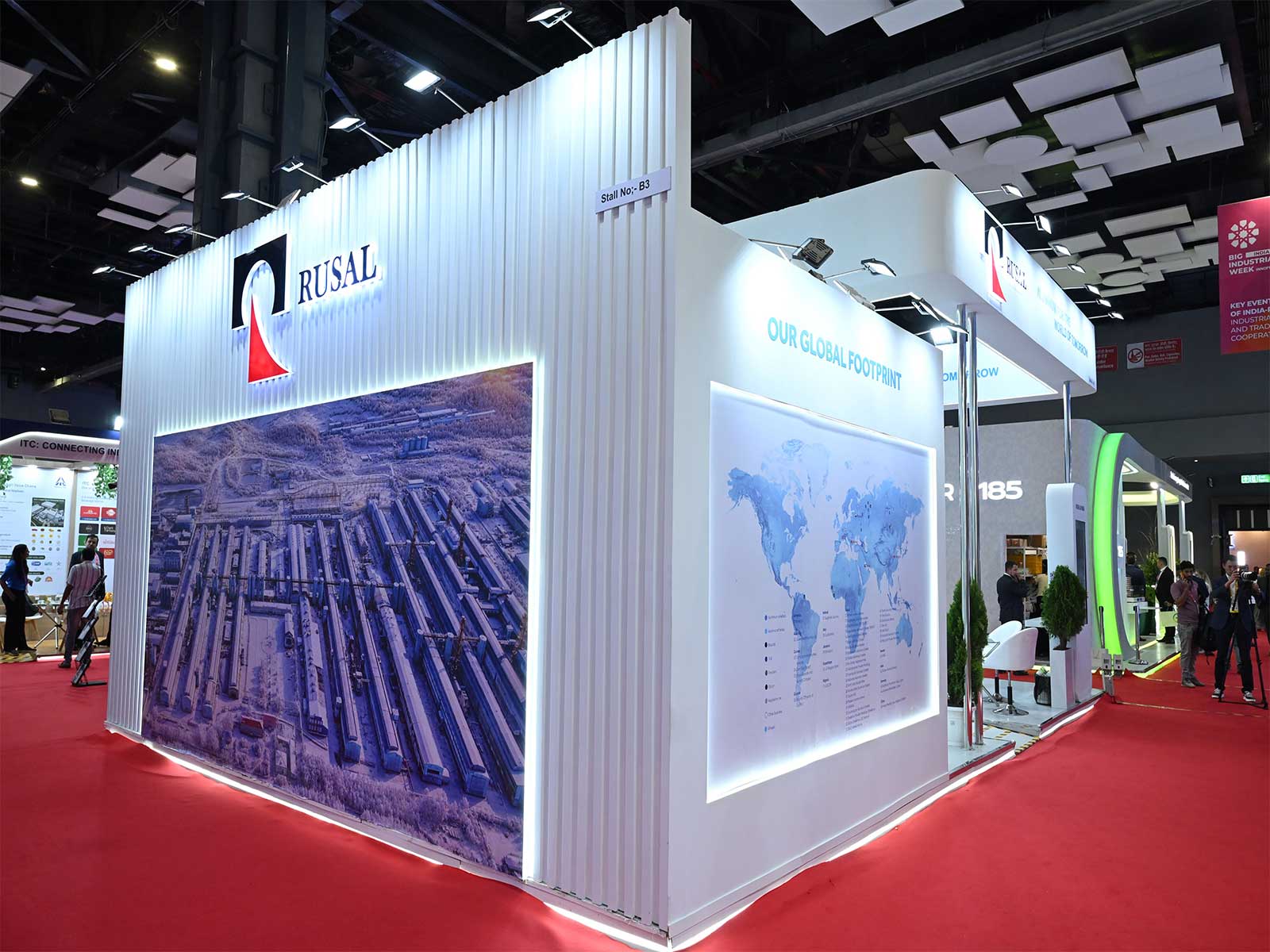 'RUSAL’s exhibition stall at the inaugural edition of INNOPROM India 2026'