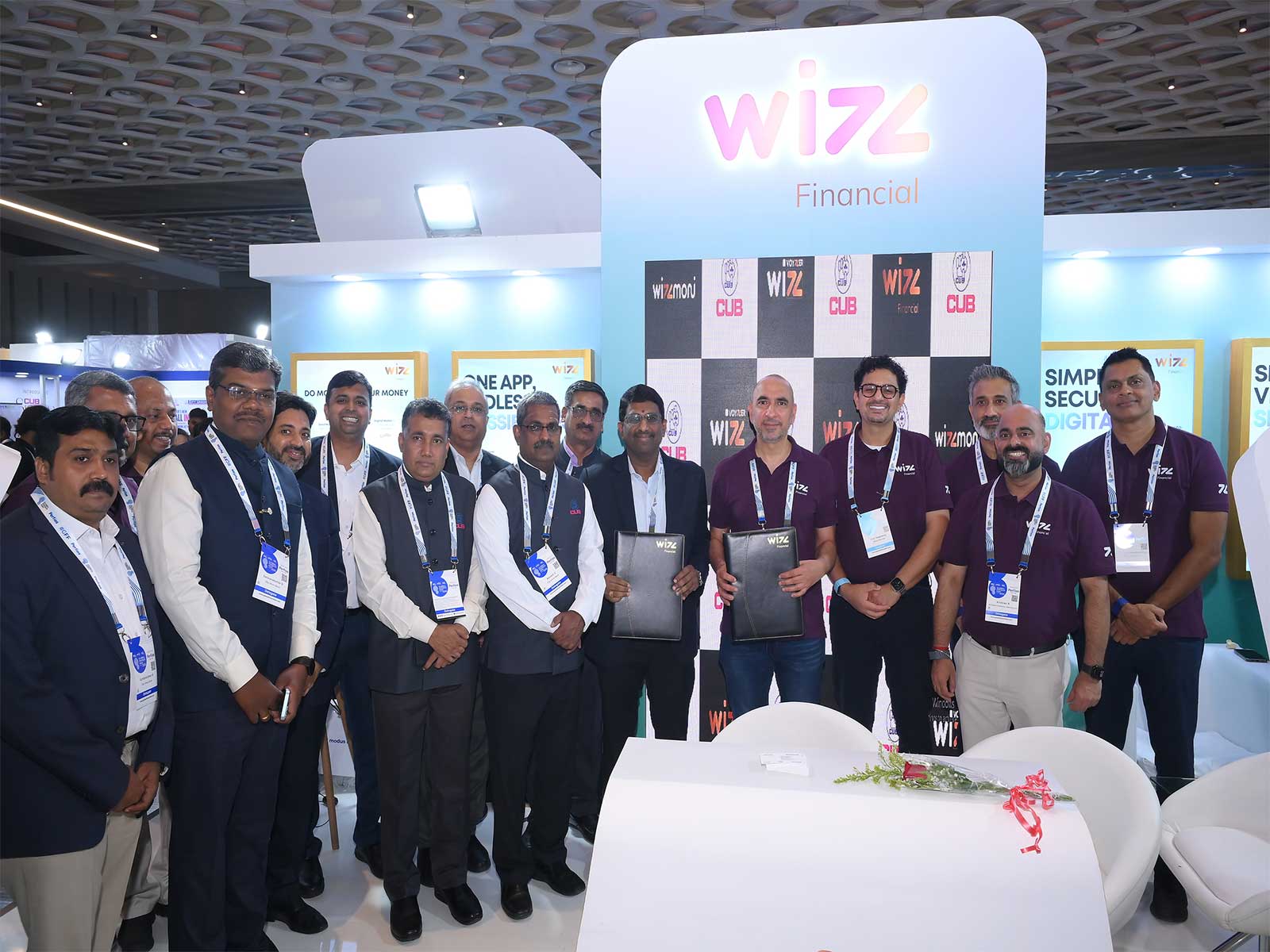 Wizz Financial & City Union Bank Team at the Launch of Co-branded Wizz Voyager - City Union Bank Multi Currency Travel Card at GFF 2026