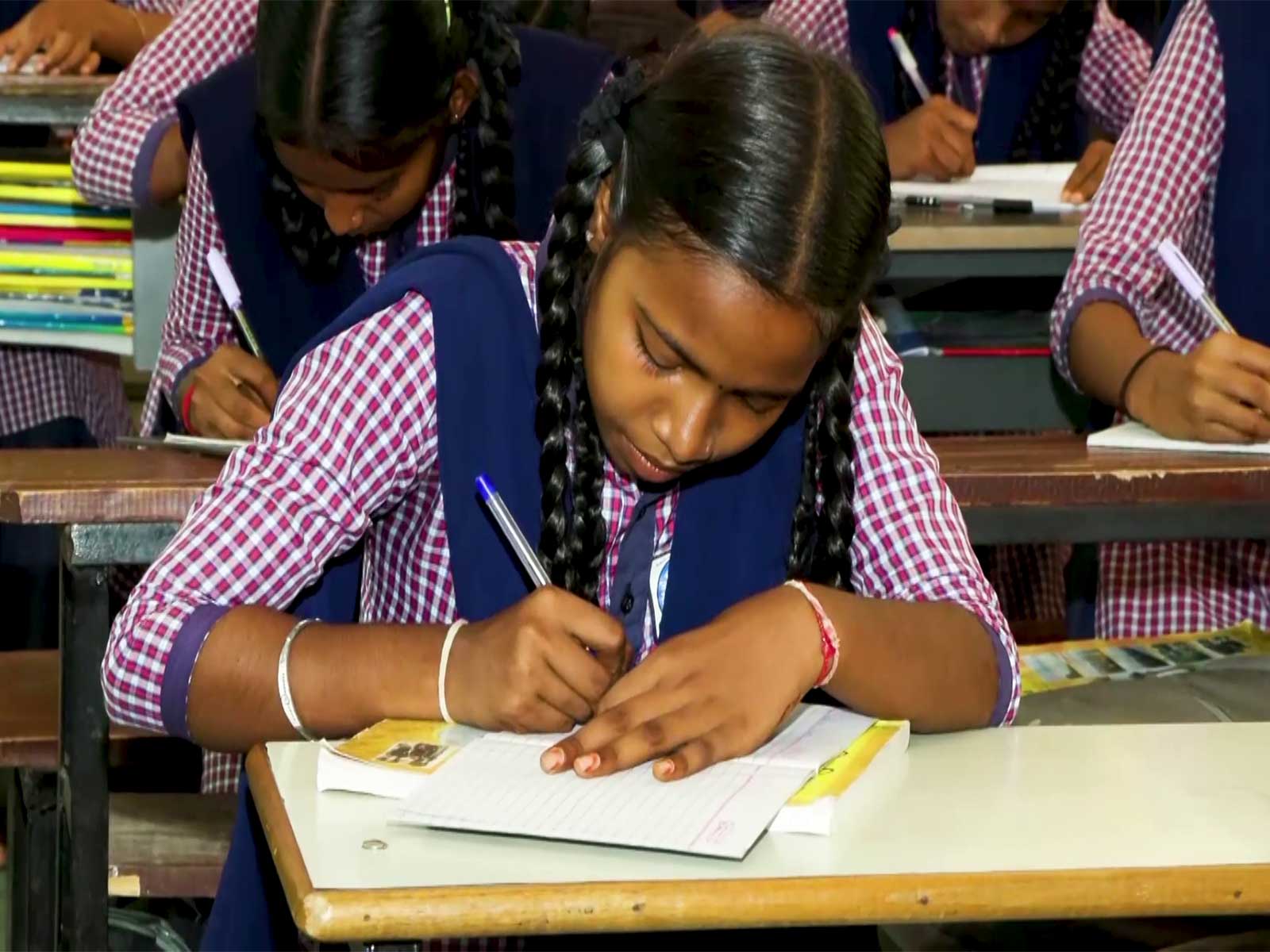 Tribal girls continue education with the help of Vidyasadhana Yojana (Photo/ANI)