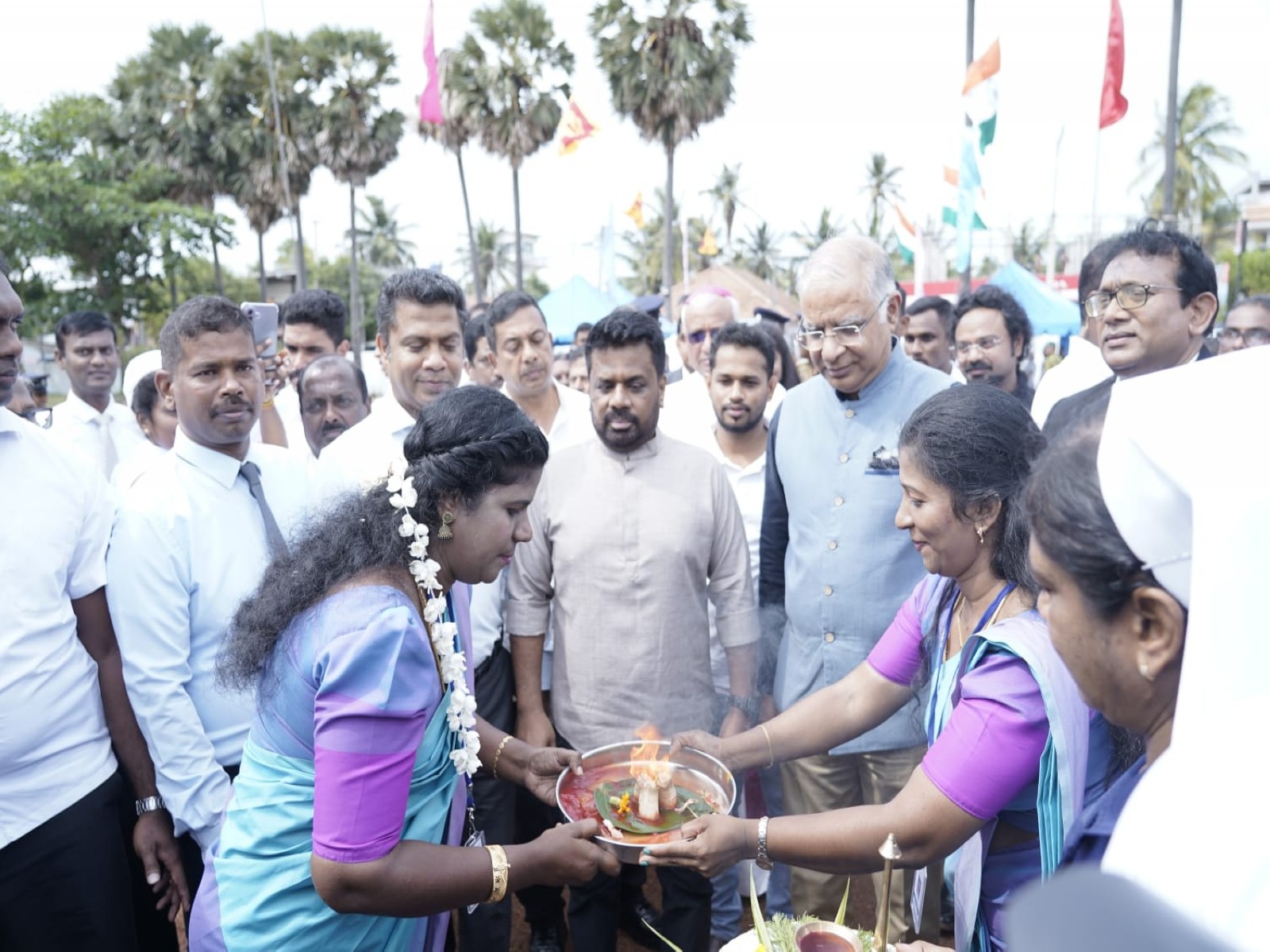 Sri Lanka President Anura Kumara Dissanayake [In centre] (Photo/X/ Indian High Commission to Sri Lanka)