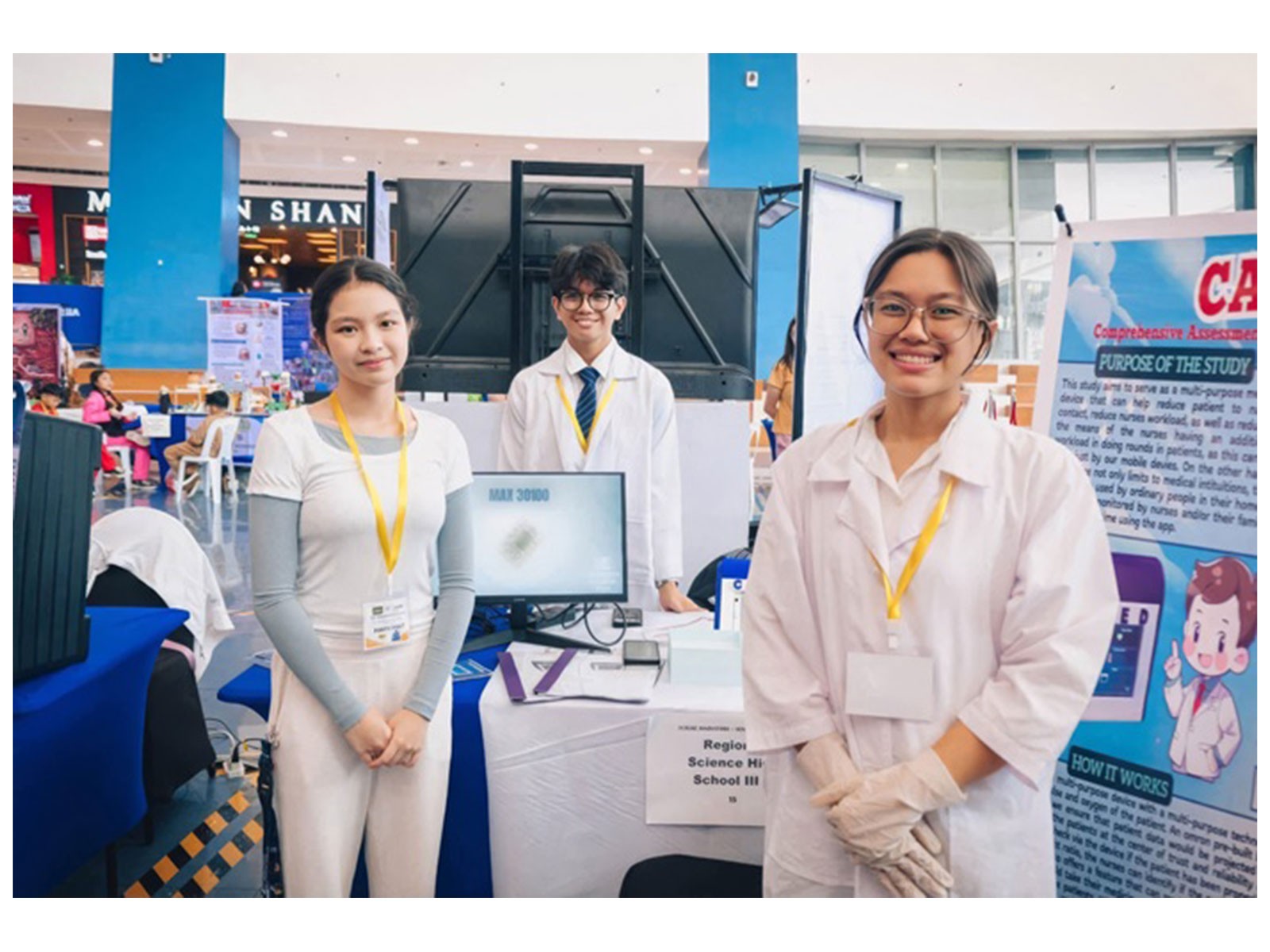 Team CARED from the Philippines developed a patient-monitoring device designed to reduce routine work for nurses