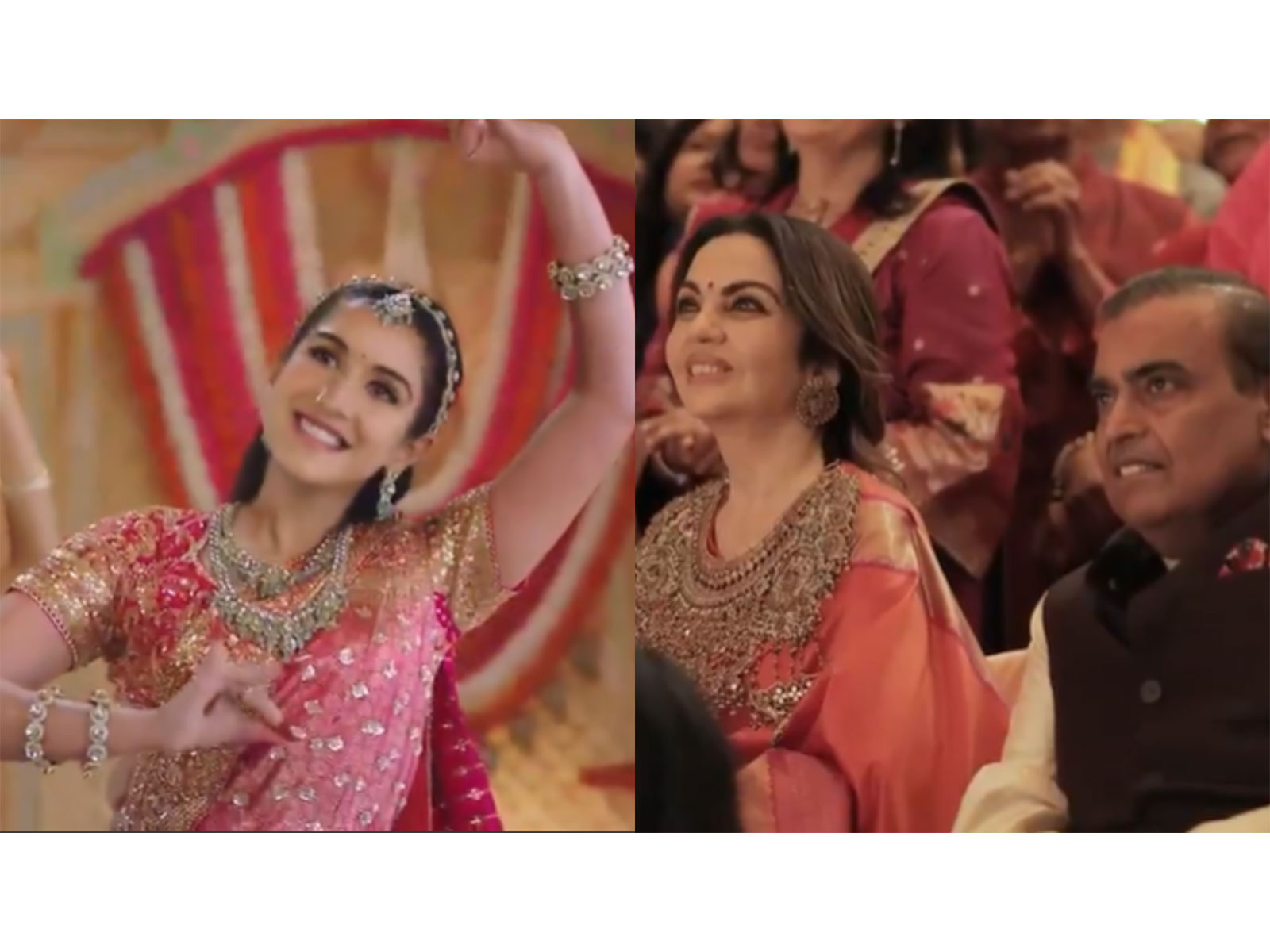 Radhika Ambani paid tribute to Lord Ganesh through a dance on Ganesh Chaturthi (Photos/ANI)