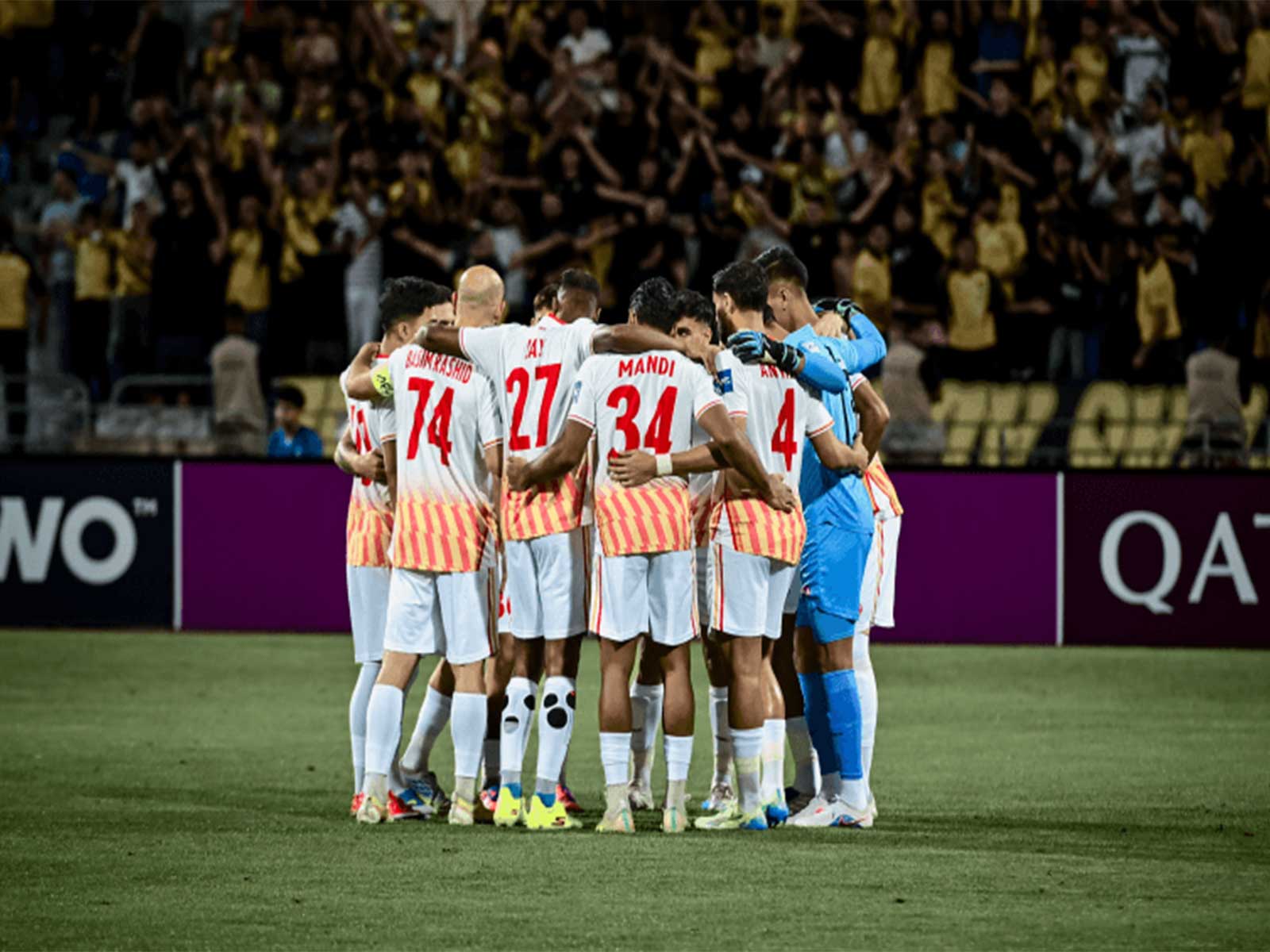 East Bengal held to 2-2 draw by Al Hussein in Group D opener. (Photo/AIFF)
