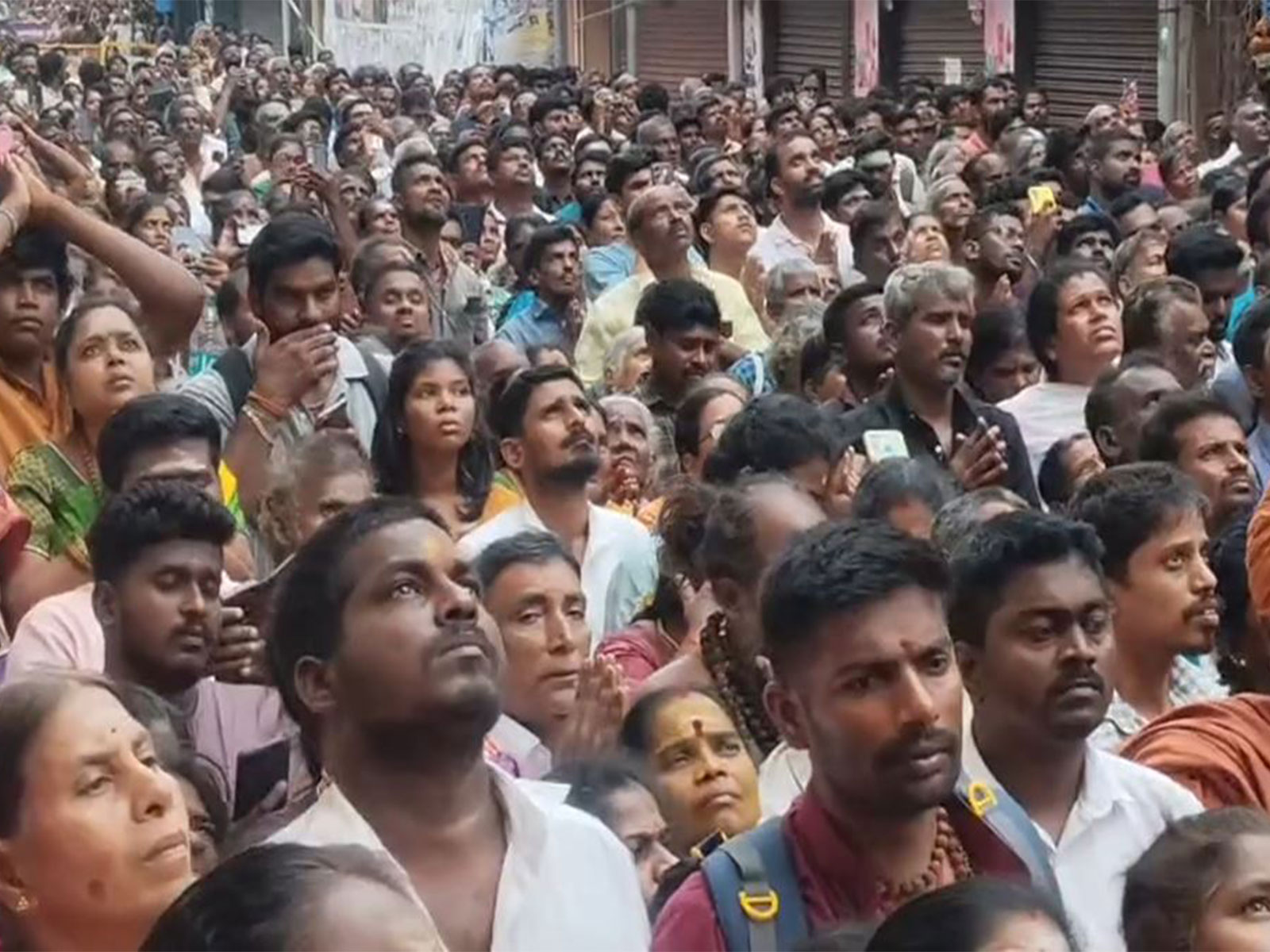 Devotee at Meenakshi Amman Temple in Madurai (Photo/ANI)