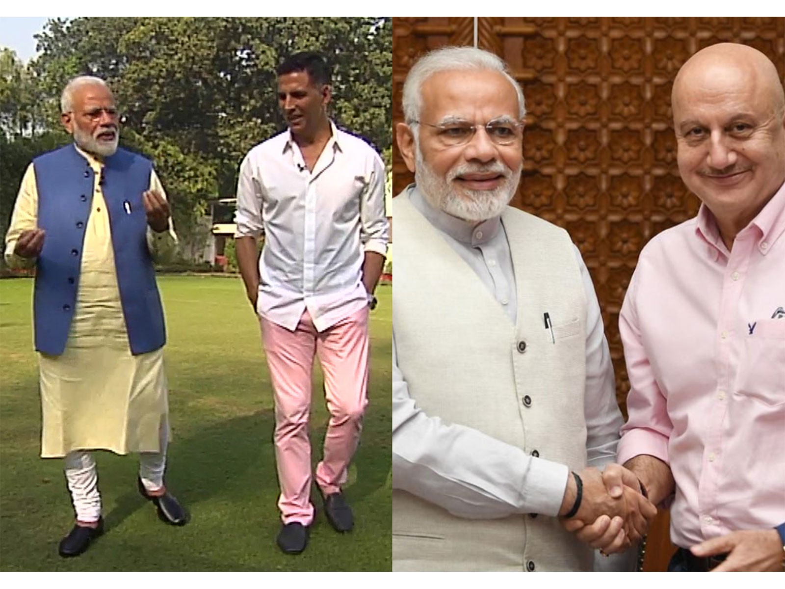 PM Modi with Akshay Kumar, PM Modi with Anupam Kher (Photo/ANI), (Photo/X/@anupamkher)
