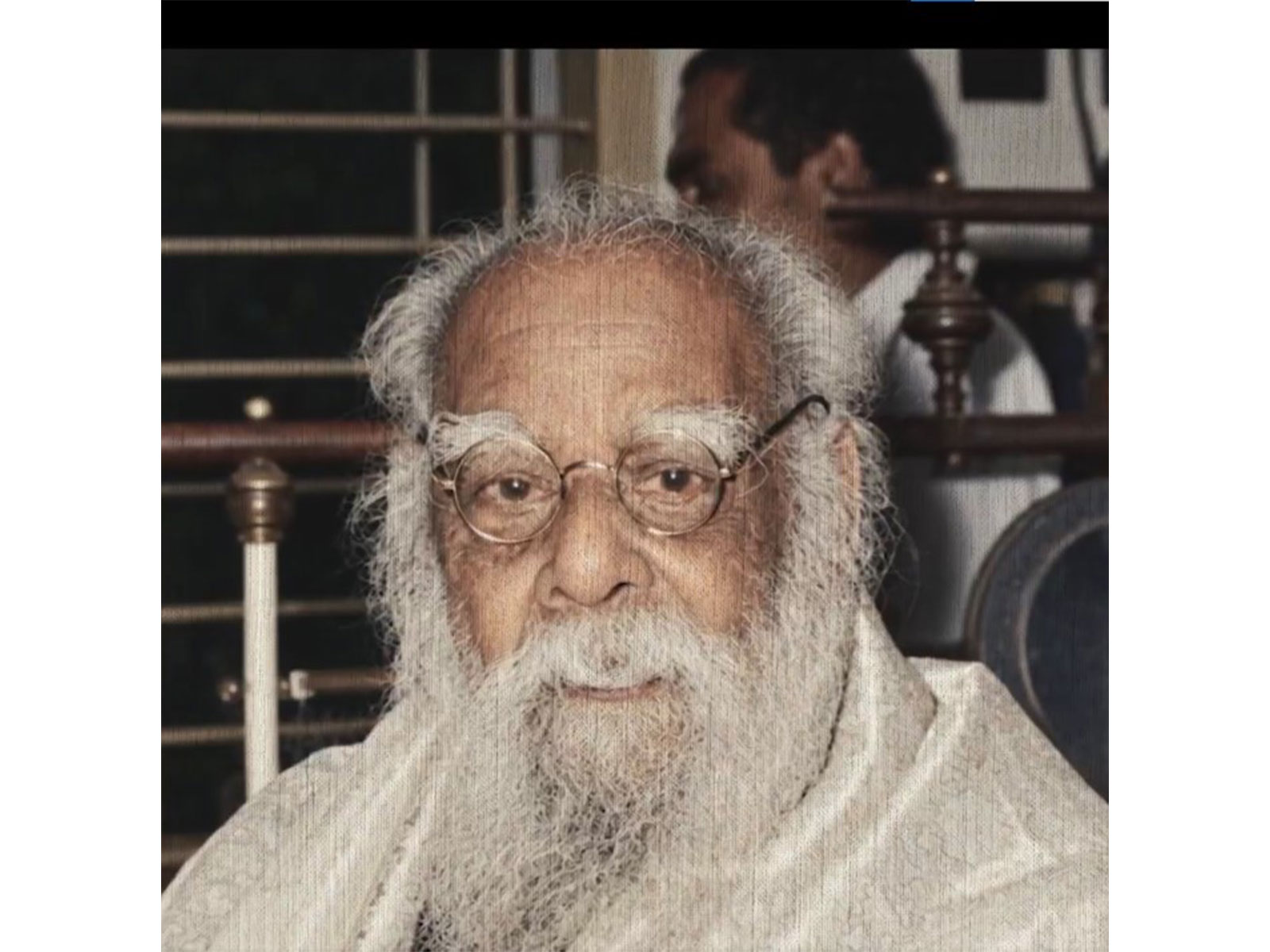 Social reformer E V Ramasamy (Photo/@KanimozhiDMK)