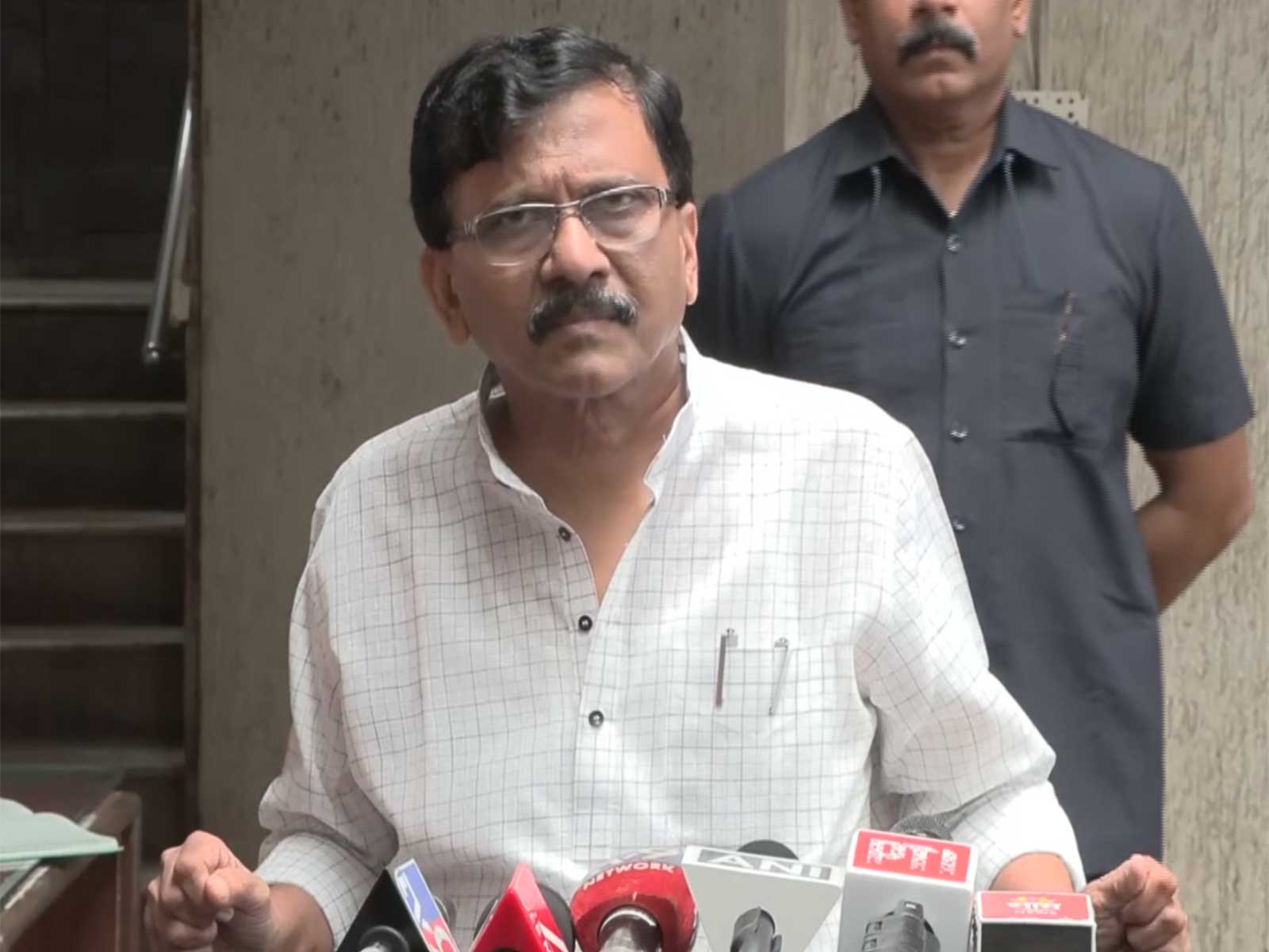 Shiv Sena (UBT) MP Sanjay Raut (Photo/ANI)