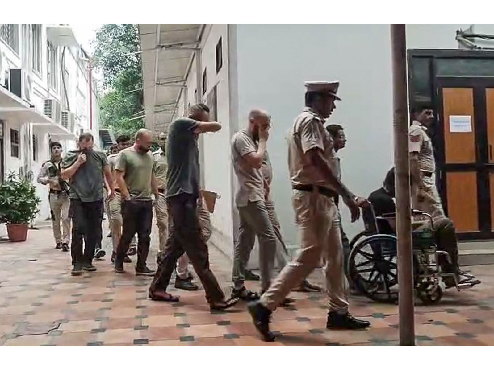 Alleged accused in case at the court complex (Photo/ANI)