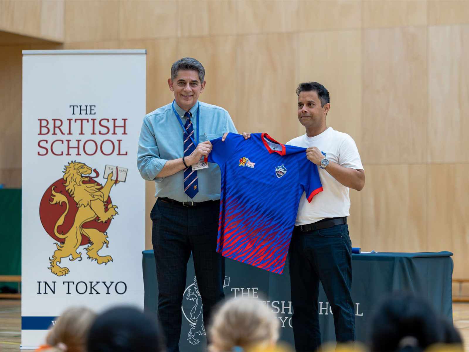 The British School in Tokyo welcomes Delhi Capitals. (Photo: DC)