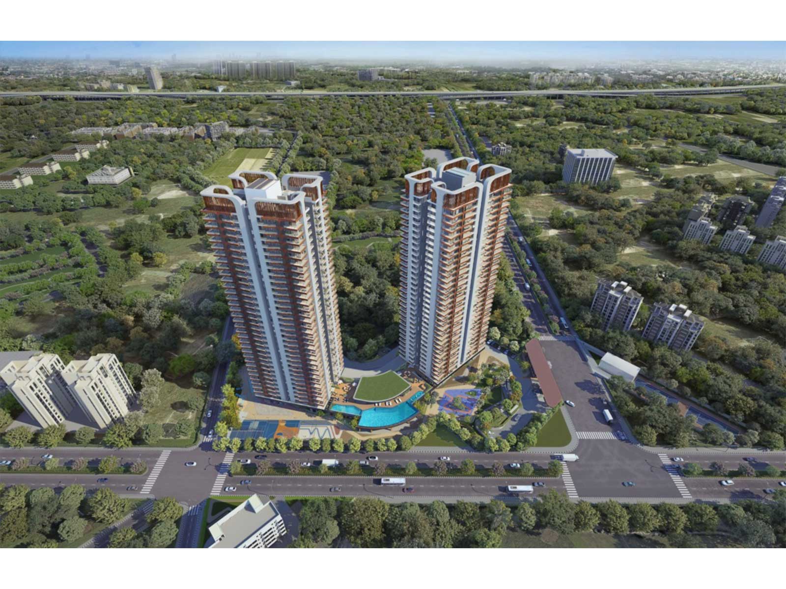 HCBS Twin Horizon - One of Gurugram’s Fastest Tower Foundation Rafts Completed in 45 Days