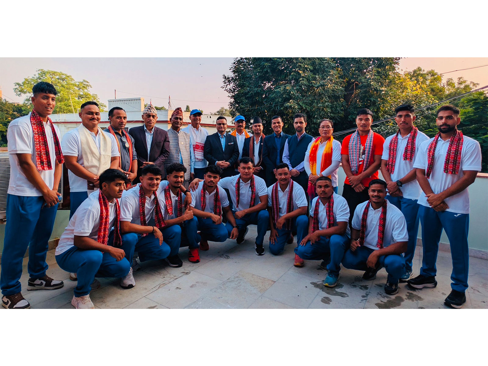 Nepal Embassy wishes kabaddi teams success ahead of Asian Games (Photo: X/@EONIndia)