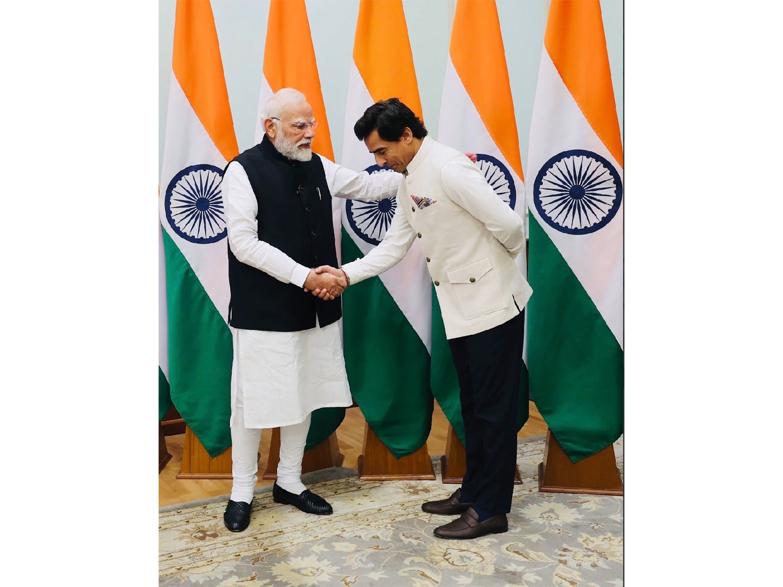 BCCI President Mithun Manhas with PM Narendra Modi. (Photo: X/ @MithunManhas)