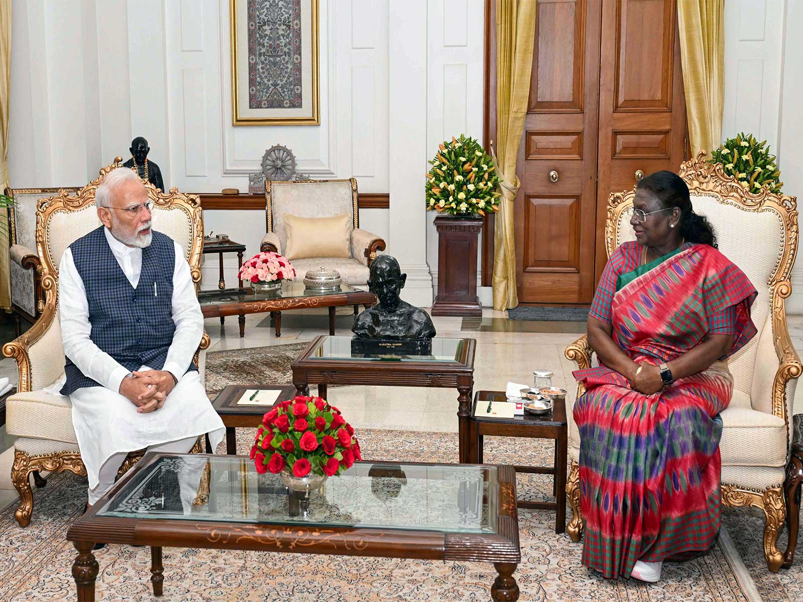 Prime Minister Narendra Modi and President Droupadi Murmu (File Photo/ANI)