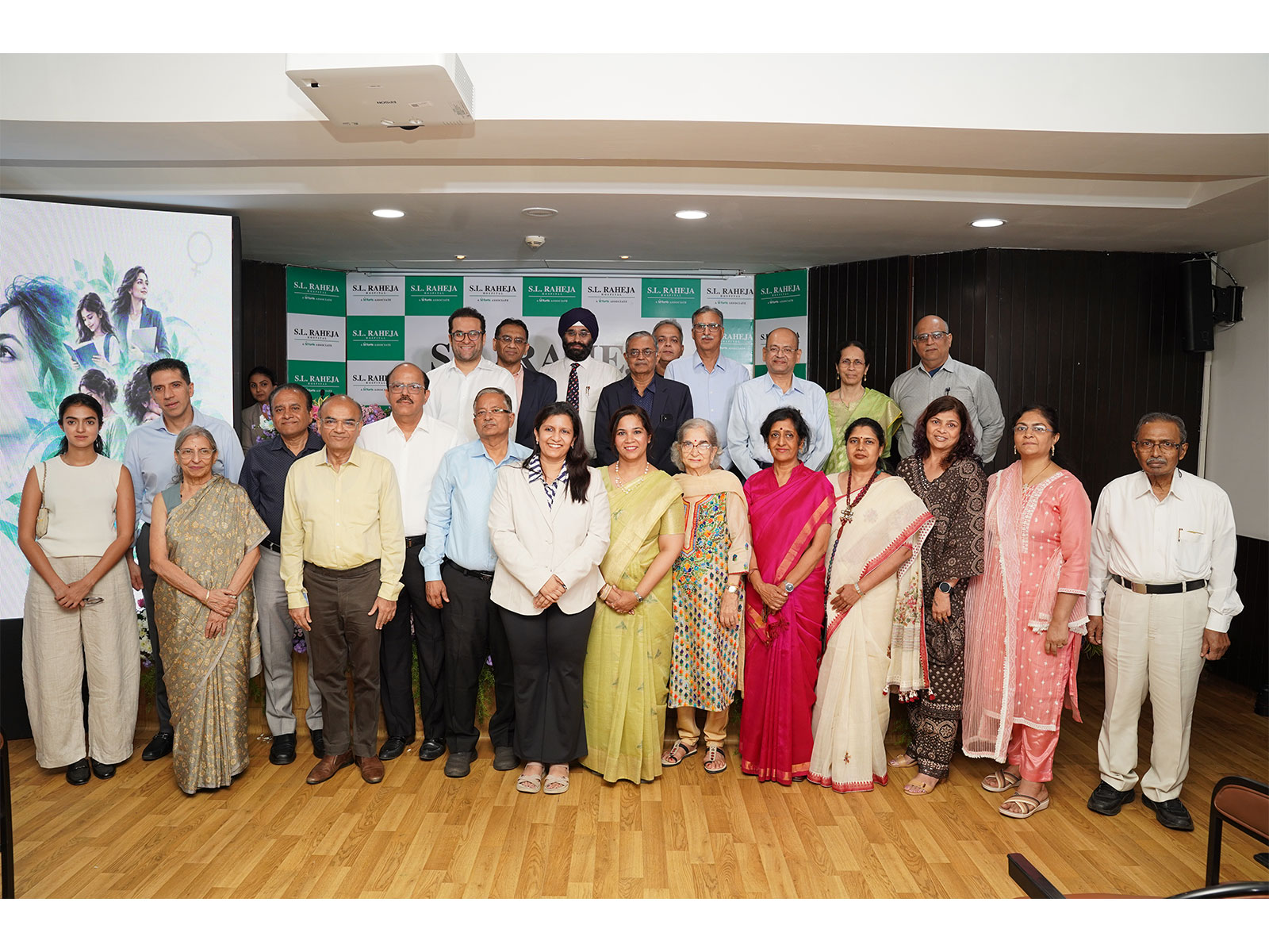 Members of the board of trustees and clinicians inaugurate comprehensive Mother & Child Care Dept. at S.L. Raheja Hospital, Mahim Mumbai