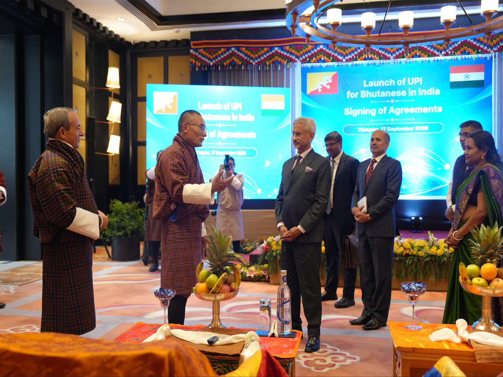 Launch of Phase-II of international UPI for Bhutanese visitors to India (Photo/X@DrSJaishankar)
