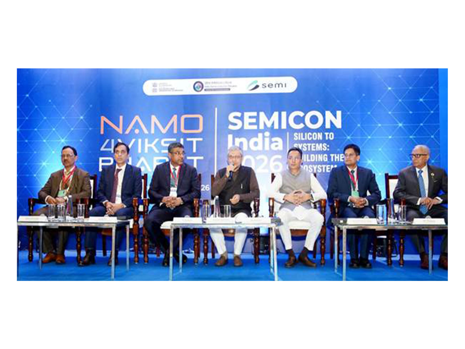 Union Minister Ashwini Vaishnaw at SEMICON India 2026 event (Photo/PIB)
