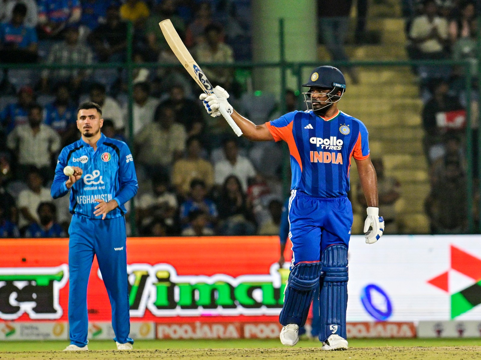 Sanju Samson in third T20I match against Afghanistan. (Photo: ANI)