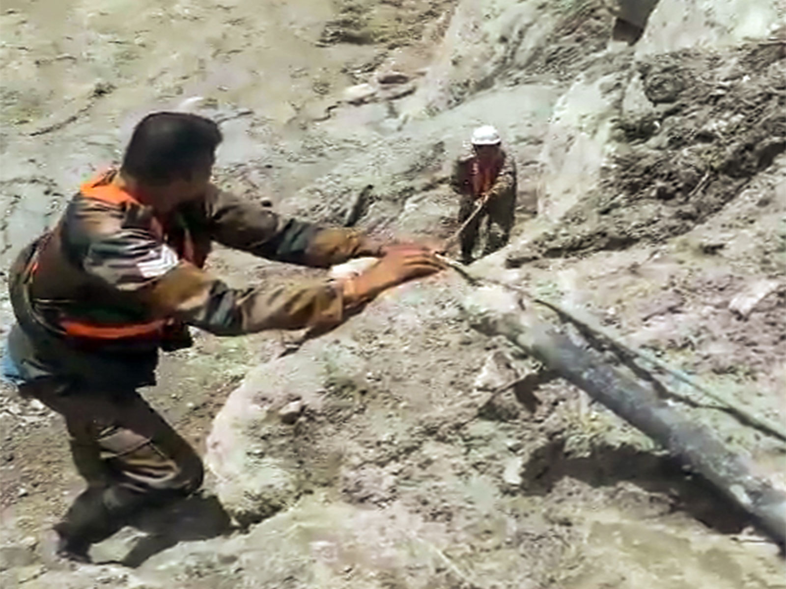 Rescue works in Chilime Tunnel, Nepal (File Photo/ANI)
