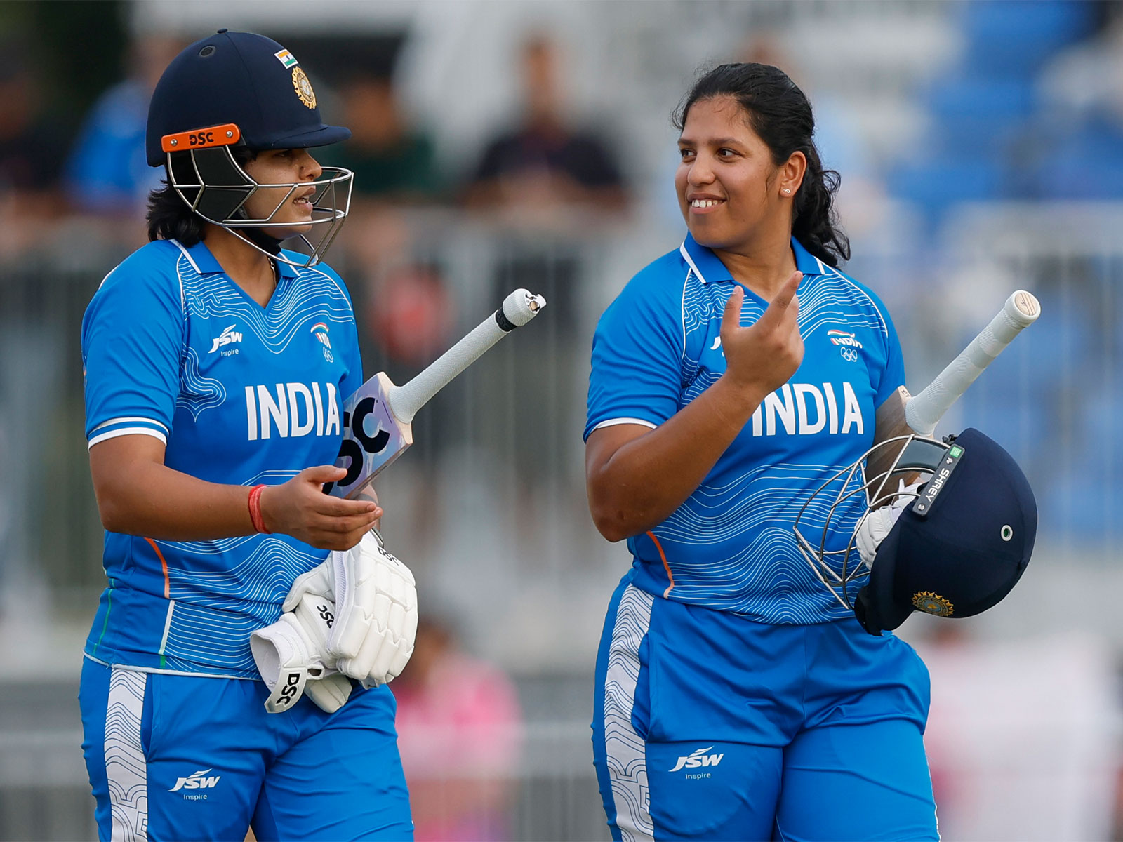 Shafali Verma and Richa Ghosh. (Photo:X/@BCCIWomen) 