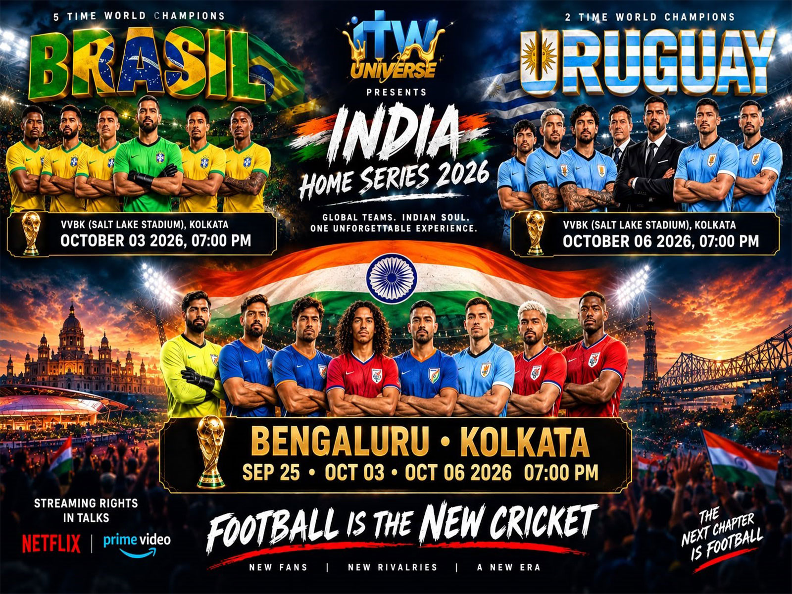 INDIA IS READY TO ROAR: ITW Universe Sets the Stage for a Football Revolution
