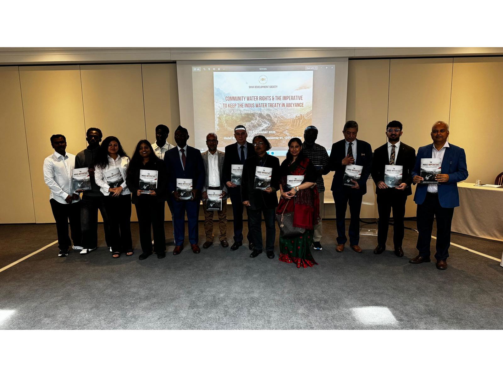 Shivi Development Society holds UNHRC side event on community water rights, Indus Waters Treaty (Photo/ANI)