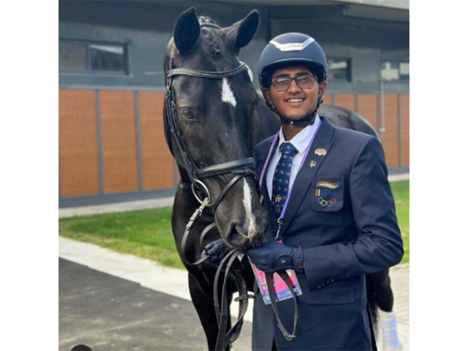 Indian Dressage athlete Hriday Chheda. (Photo:X/@narendramodi)