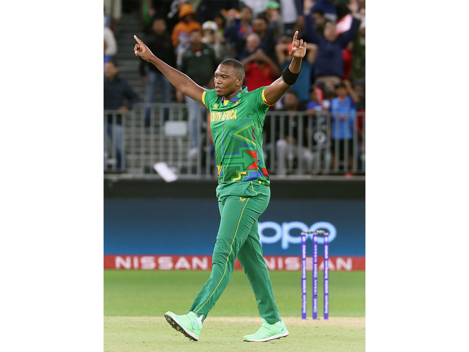 South Africa's Lungi Ngidi. (Photo/ANI)
