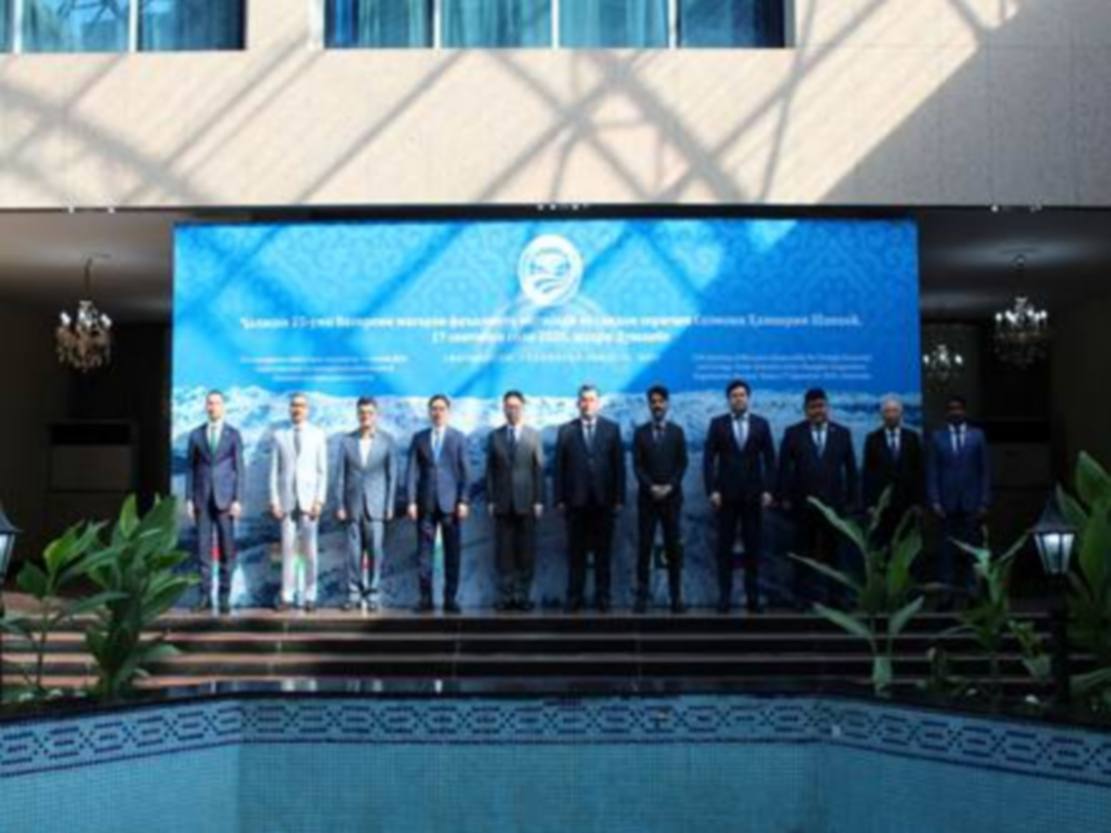 Ministers at the 25th meeting of Shanghai Cooperation Organization (SCO) Member States Responsible for Foreign Economic and Trade Activities in Tajikistan (Photo/PIB)