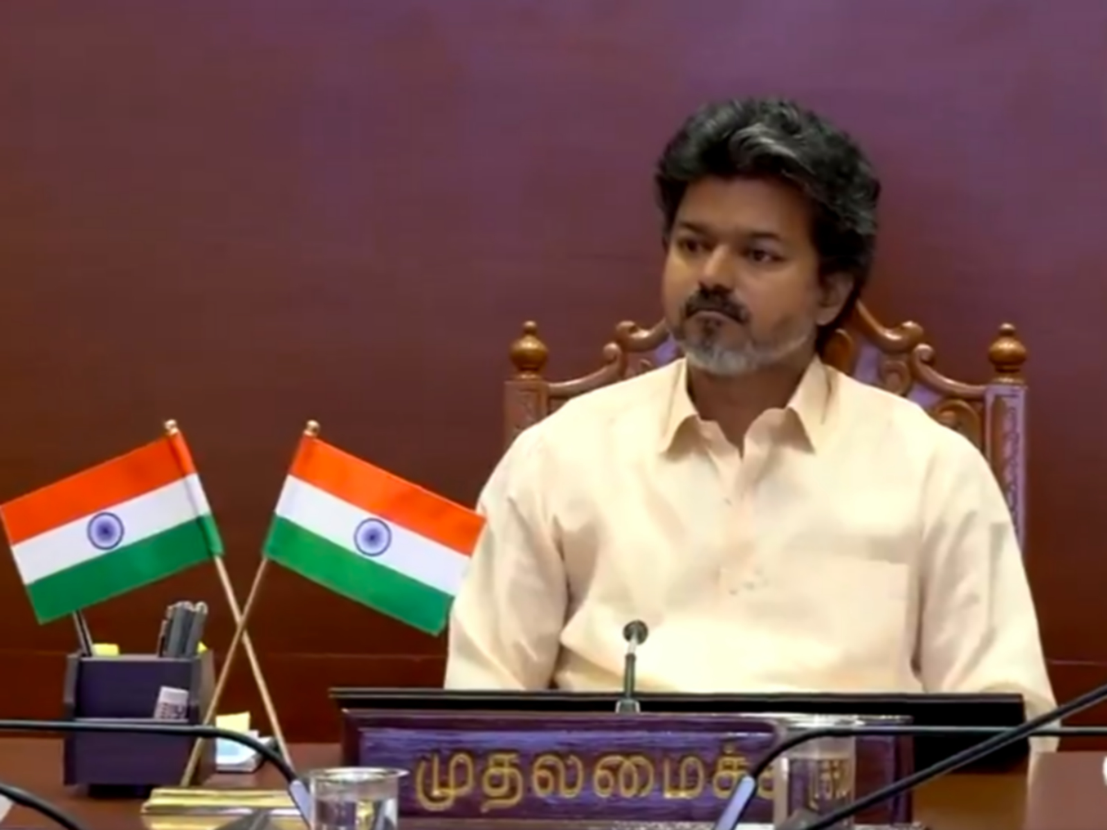 Tamil Nadu Chief Minister C. Joseph Vijay (Photo/DIPR)