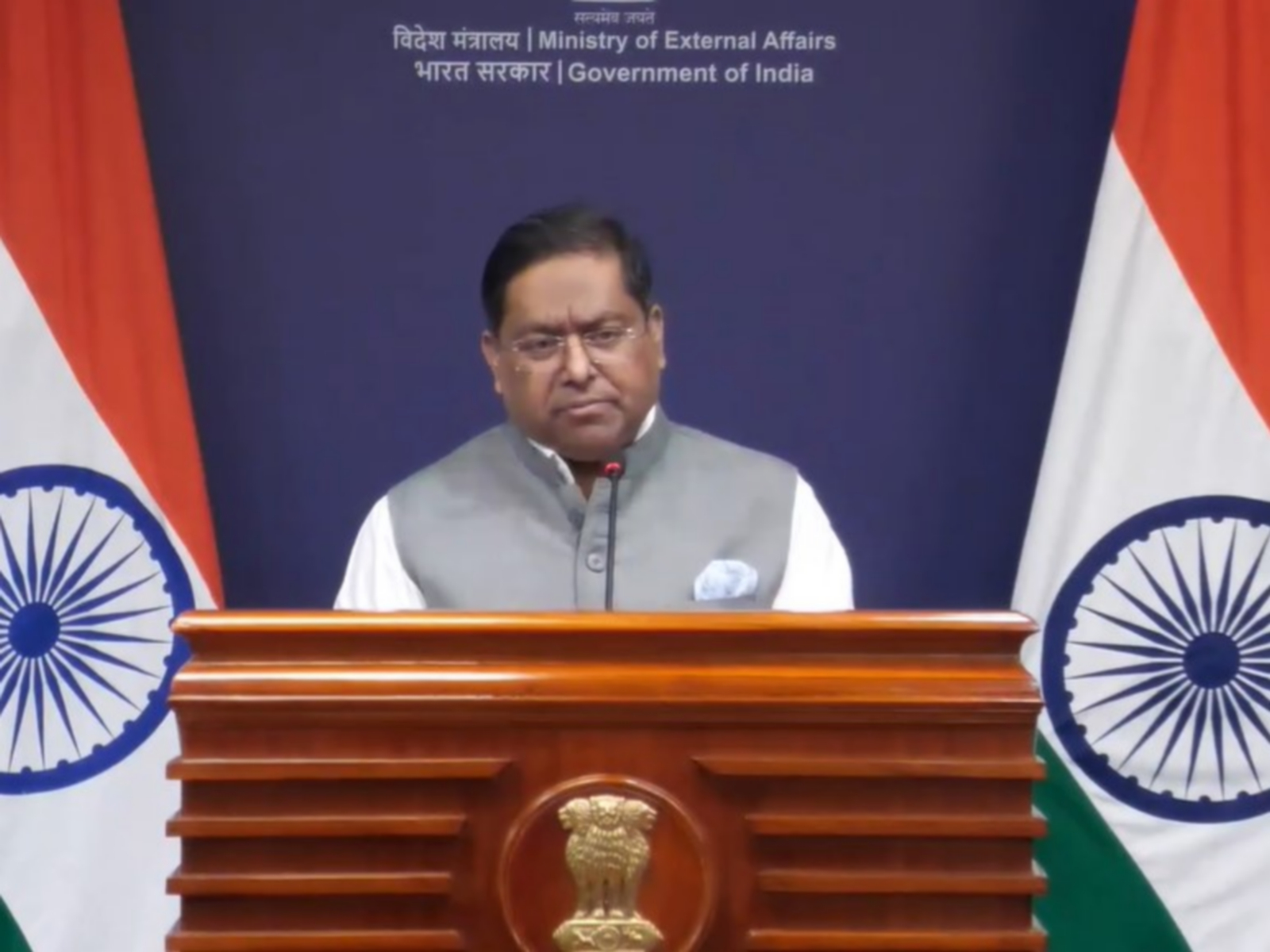 MEA Official Spokesperson Randhir Jaiswal (Photo/X/@MEAIndia)