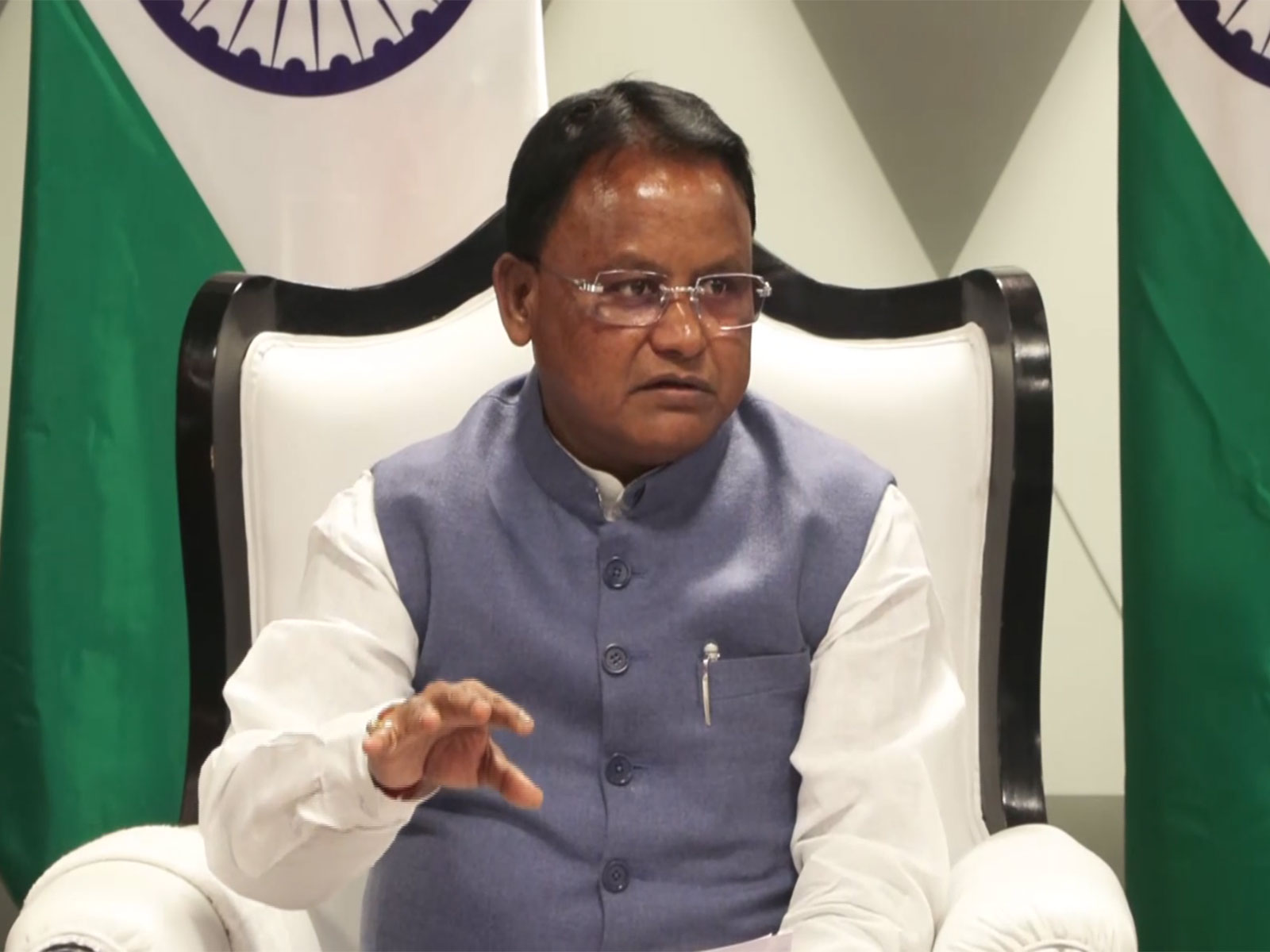 Odisha Chief Minister Mohan Charan Majhi (Photo/ANI)