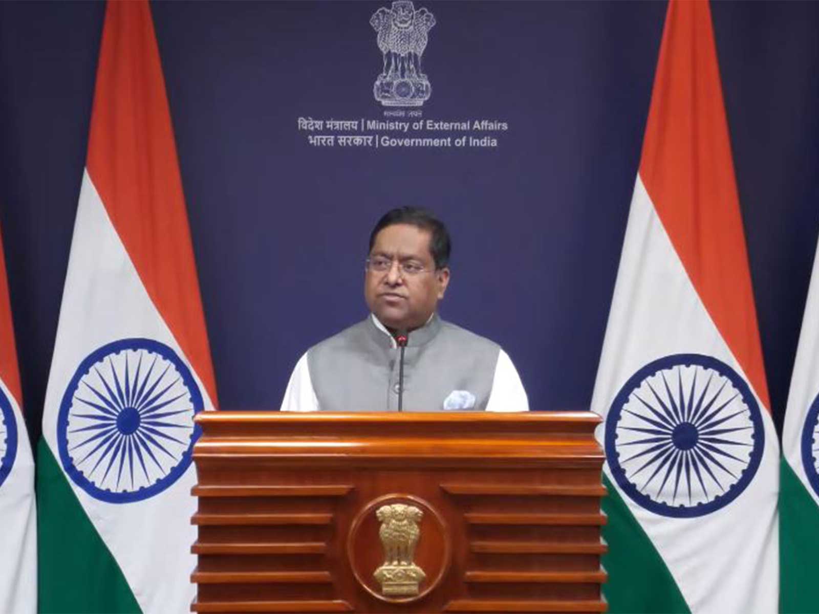 Ministry of External Affairs Spokesperson Randhir Jaiswal (Photo/Youtube@MEAIndia)