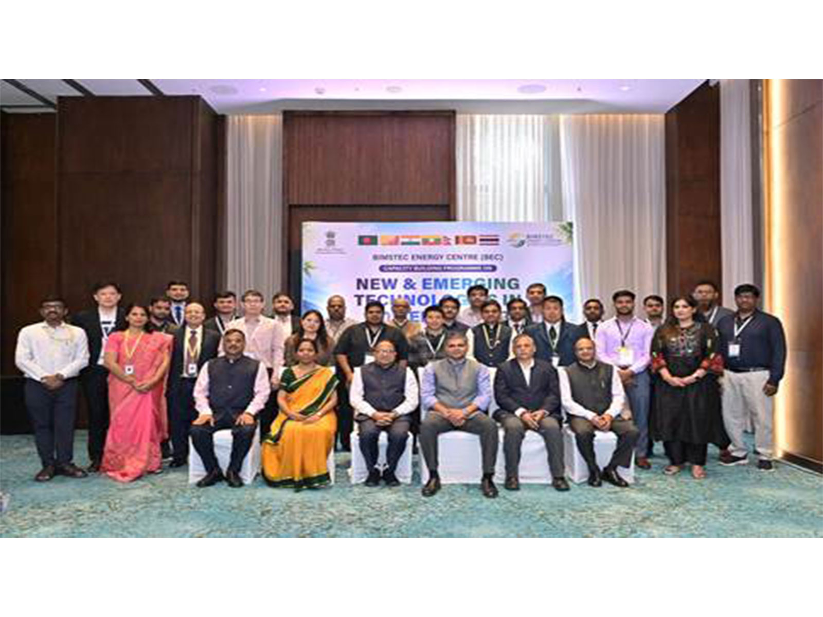 Officials and participants attend the BIMSTEC Energy Centre’s five-day Capacity Building Programme (Photo/PIB