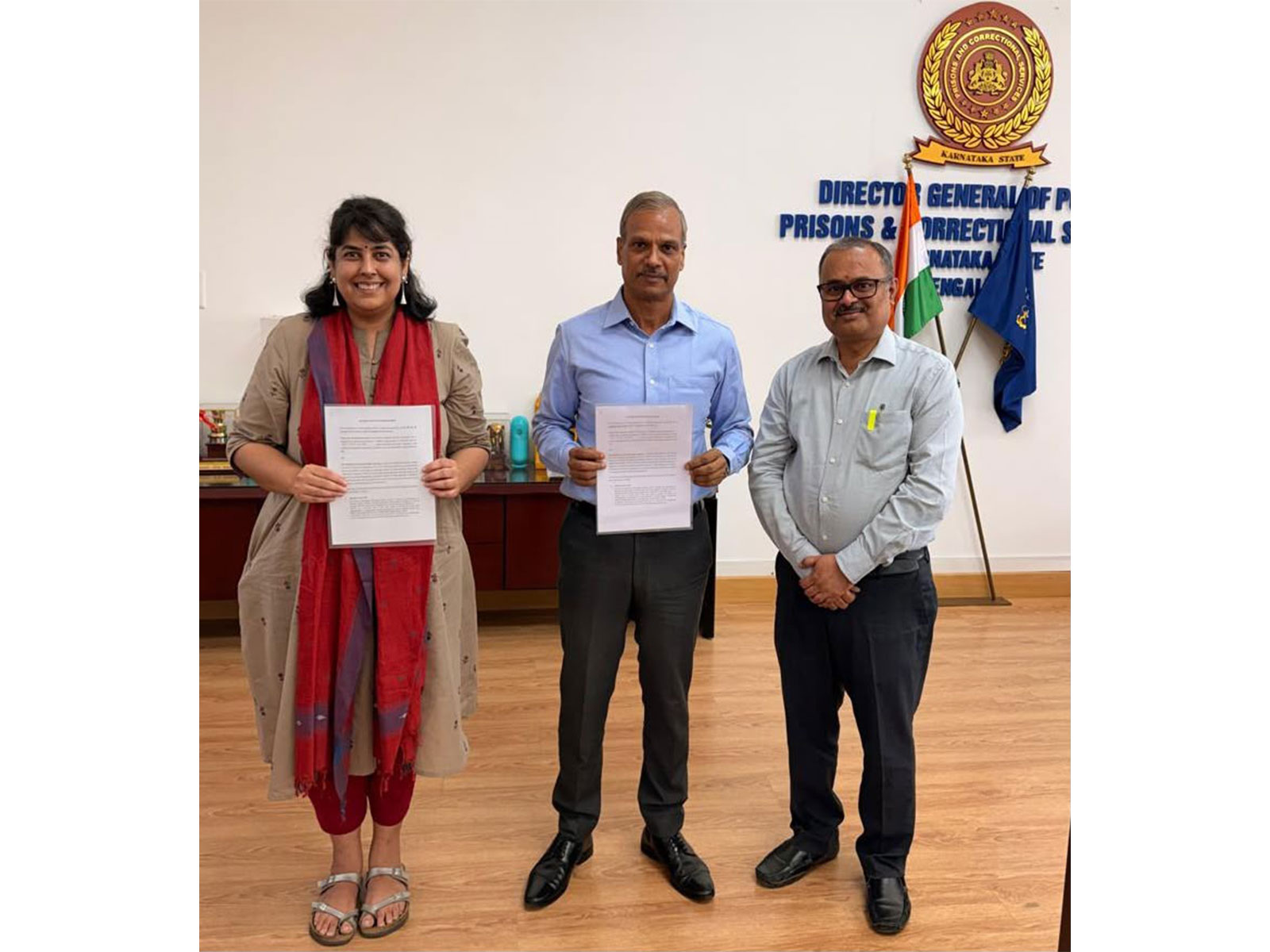 Karnataka Prisons Department and NLSIU officials sign MoU for prison reforms in Bengaluru (Photo: Karnataka Prisons Department)